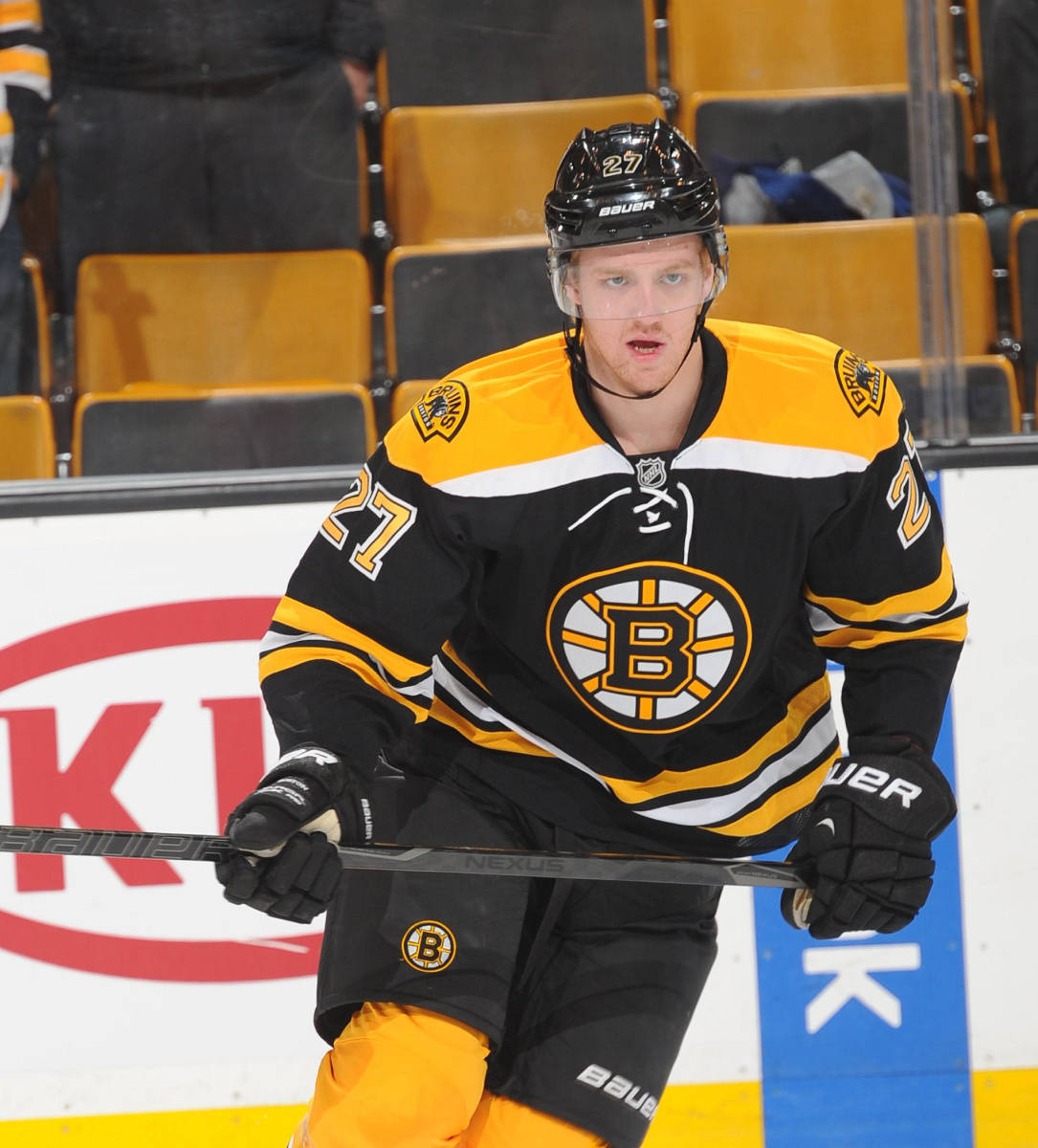 Dougie Hamilton Boston Bruins Vs. New York Islanders Background