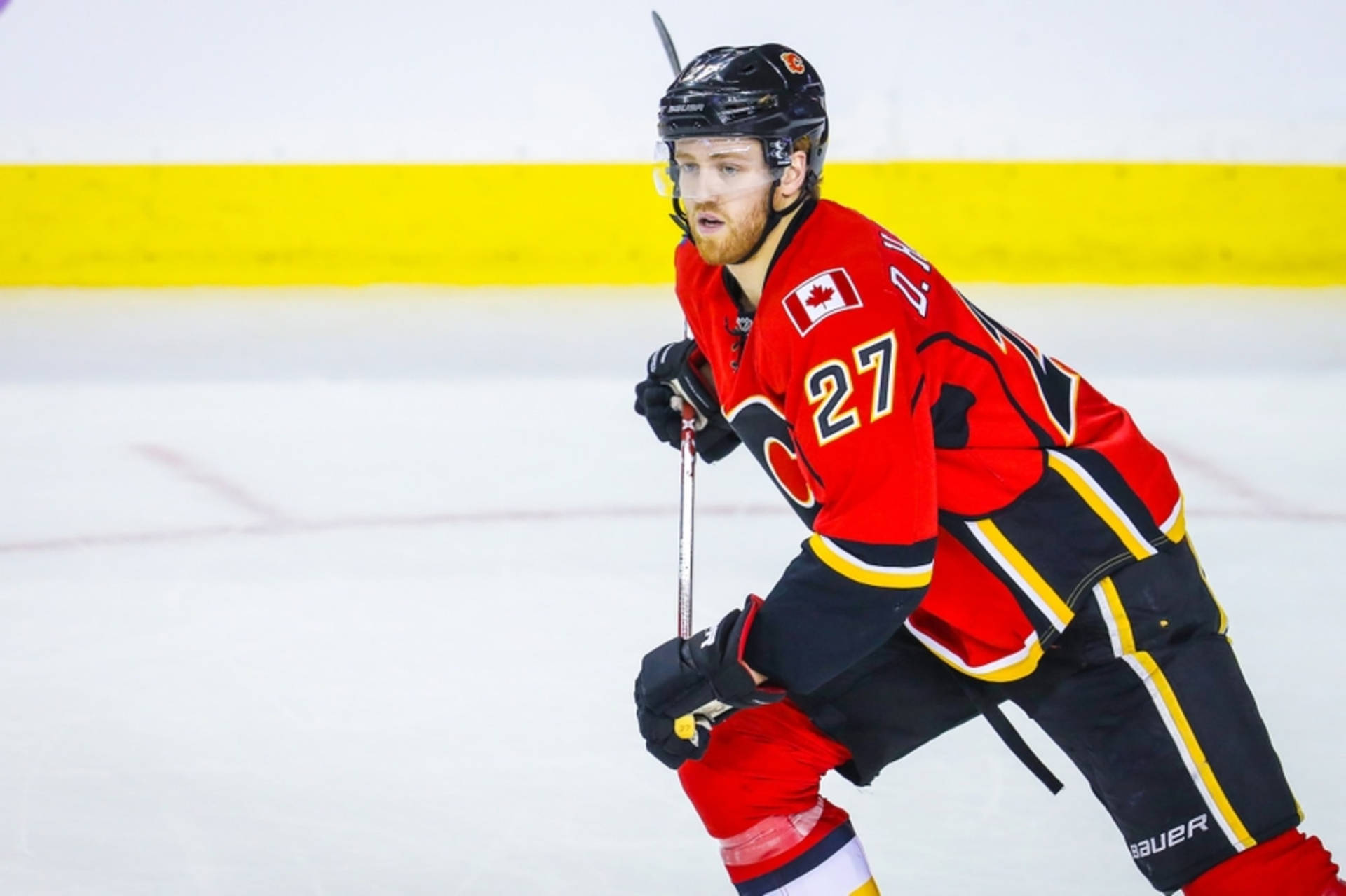 Dougie Hamilton Calgary Flames Vs. Florida Panthers Background