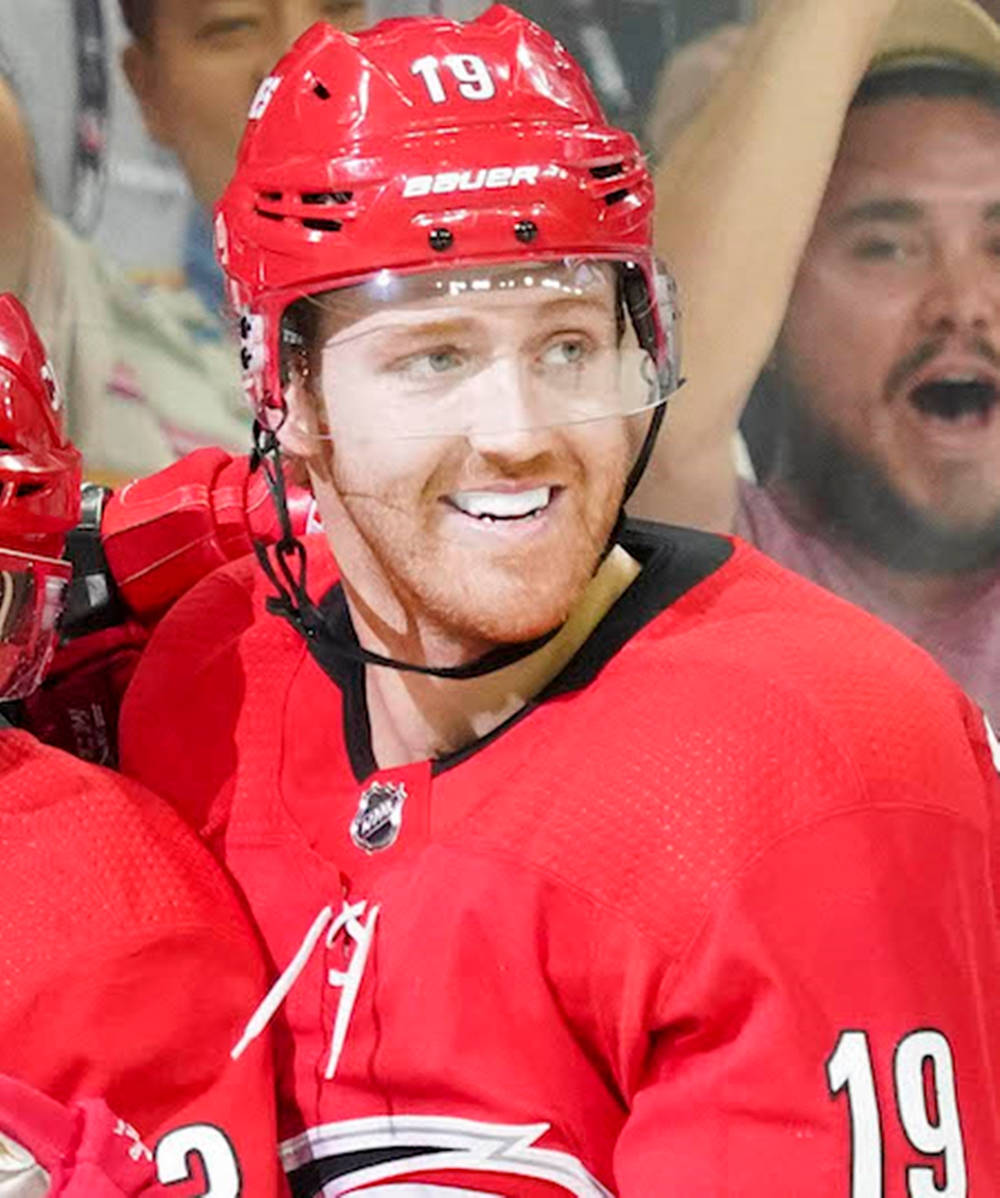 Dougie Hamilton Carolina Hurricanes Happy Smile Background