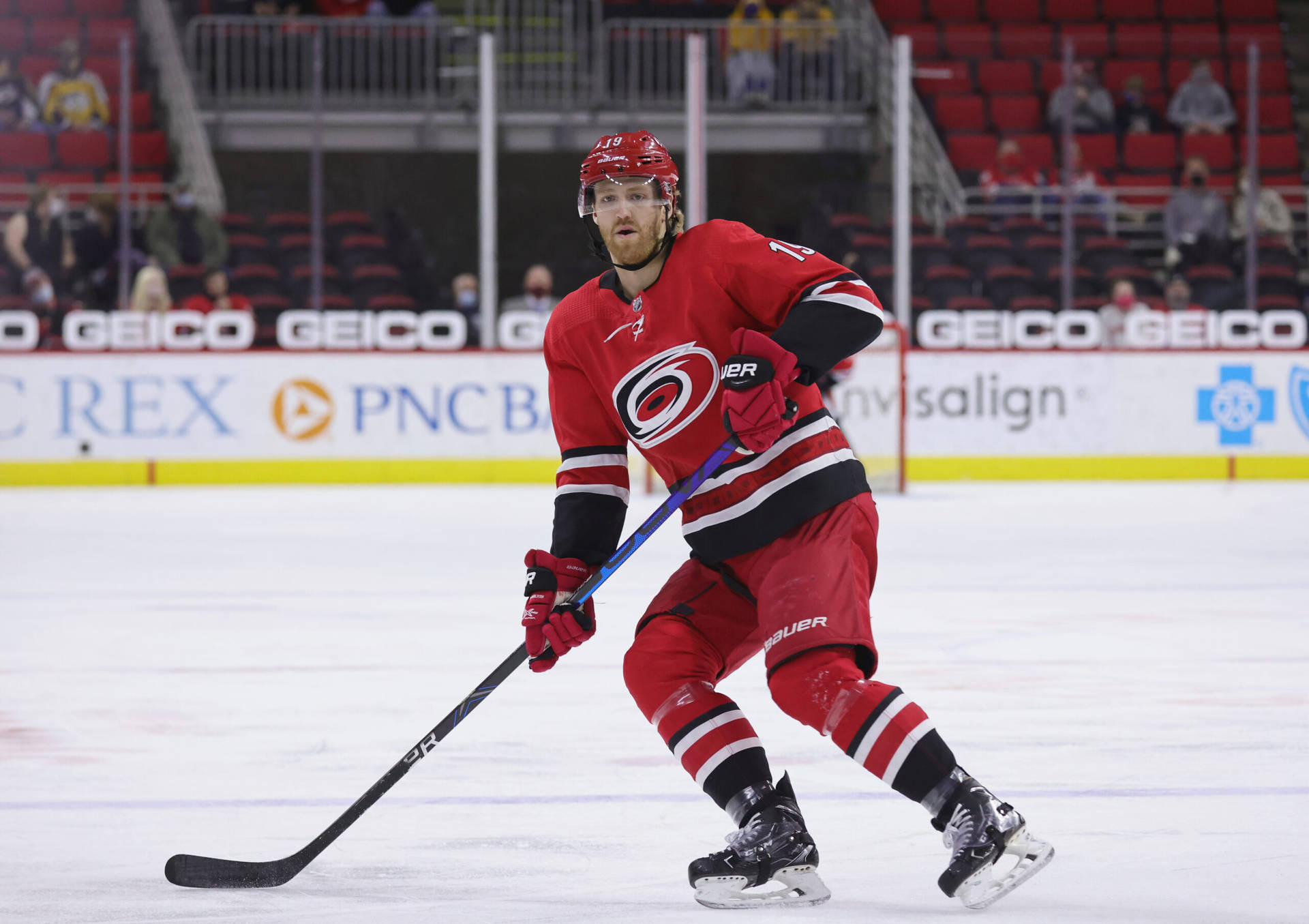 Dougie Hamilton Carolina Hurricanes Vs. Pittsburgh Penguins Background