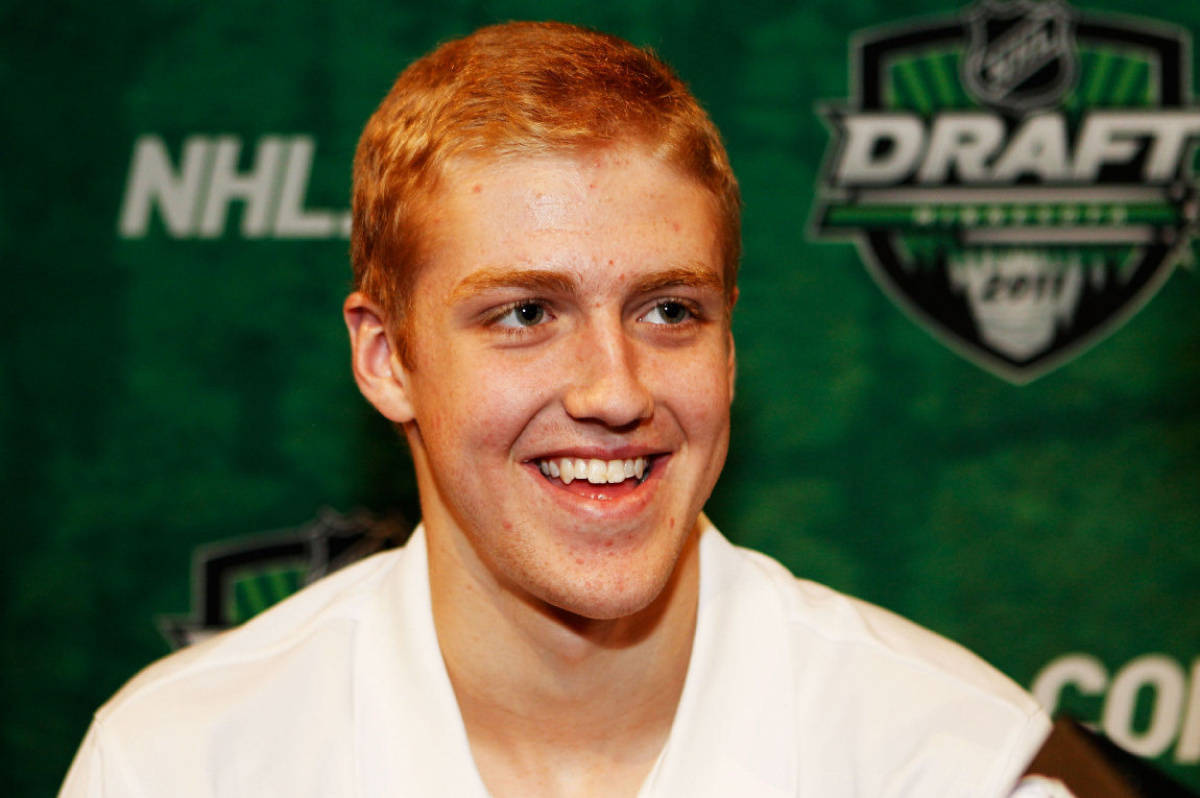 Dougie Hamilton During His Nhl Entry Draft Interview Background