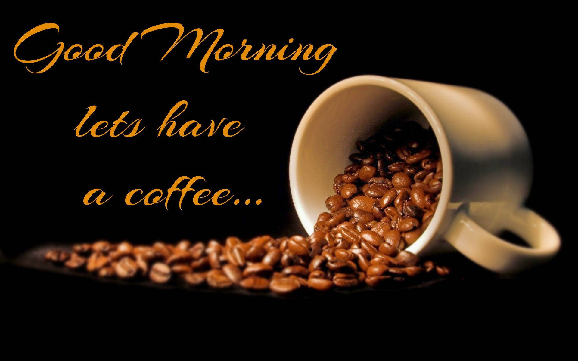 Download Good Morning With Coffee Wallpaper Background