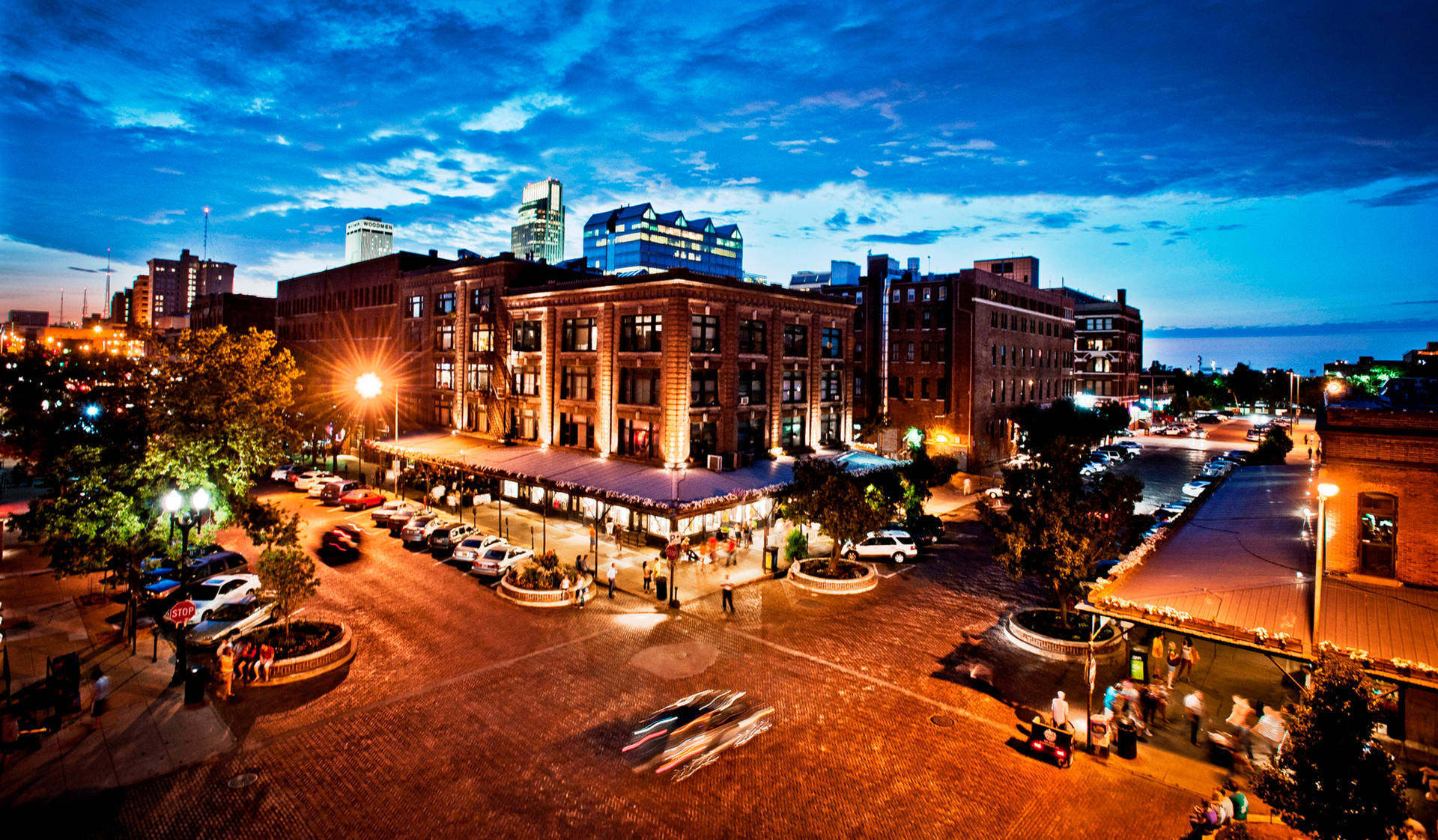 Downtown Omaha Night Photography