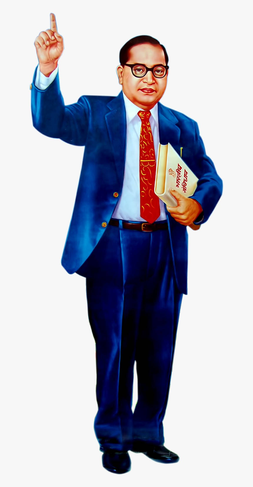 Dr Babasaheb Ambedkar Pointing Up