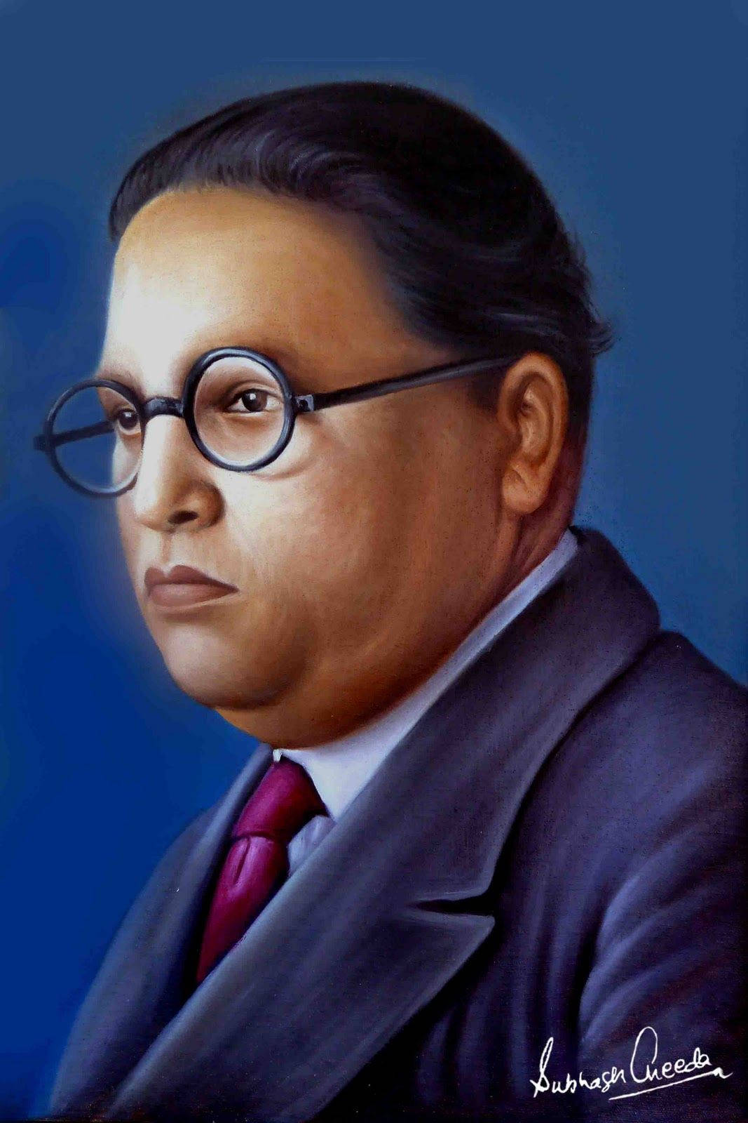 Dr Babasaheb Ambedkar Serious Side View