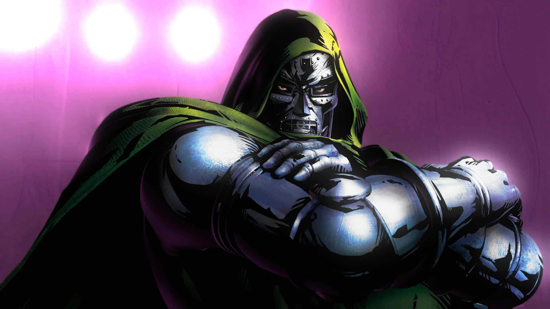 Dr Doom, The Master Of Evil From Marvel Comics. Background