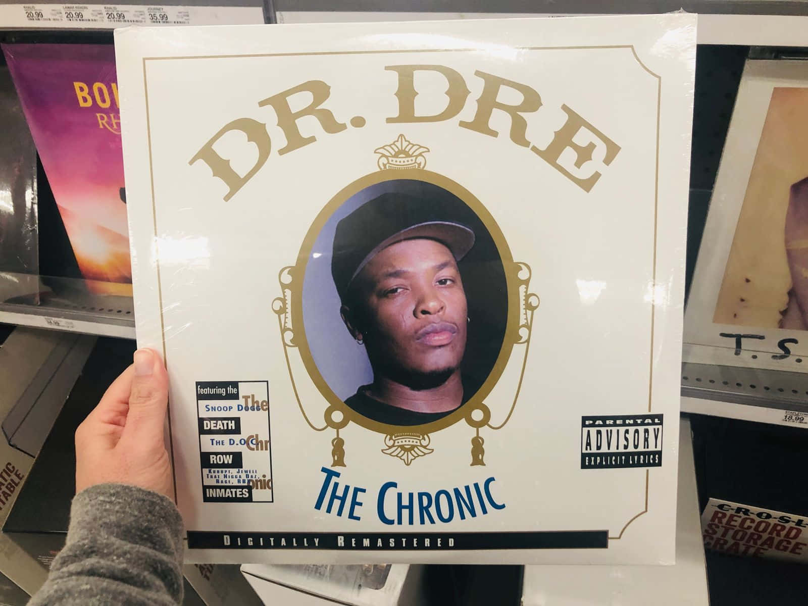 Dr Dre Explicit Vinyl Record Background