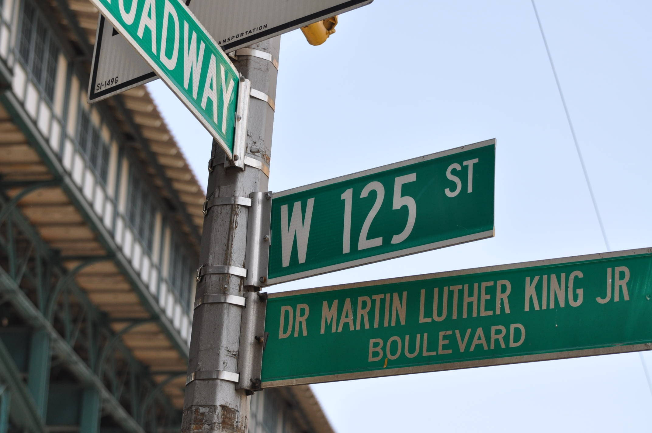 Dr Martin Luther King Jr Boulevard Sign Background
