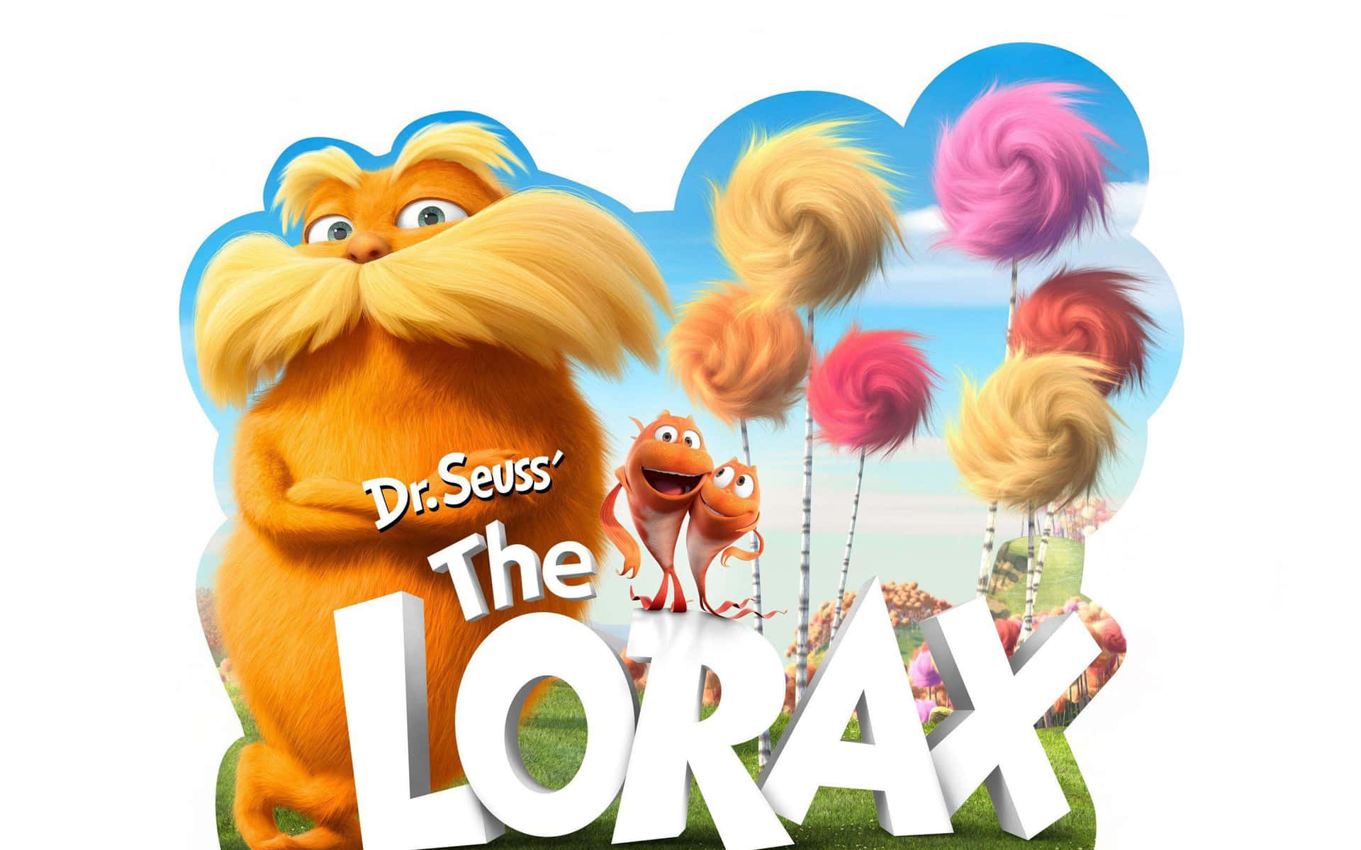 Dr Seuss The Lorax Movie Promo Background
