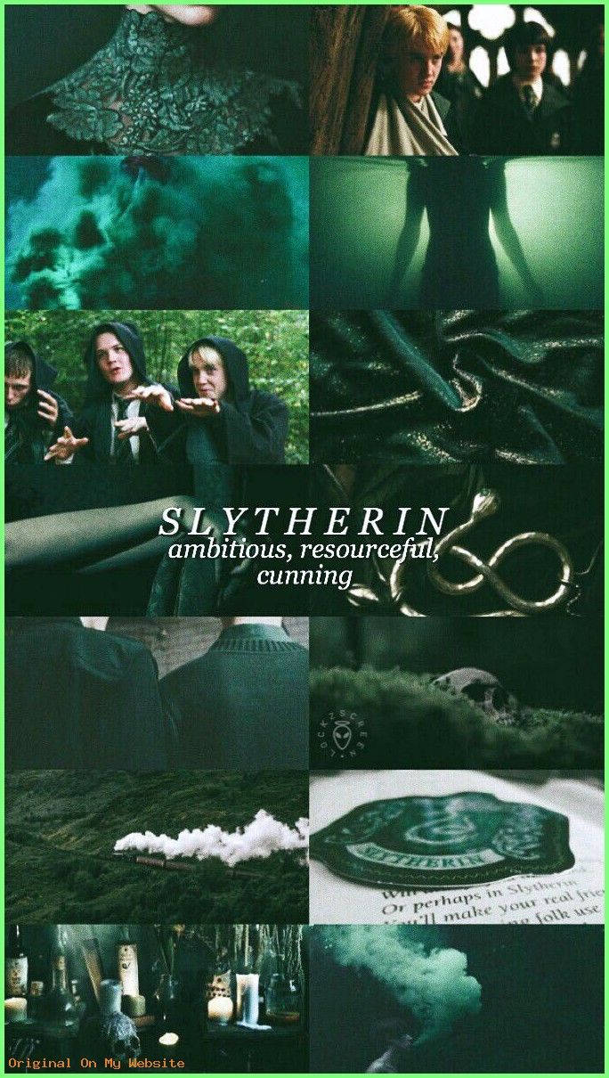 Draco Malfoy Aesthetic Slytherin Background