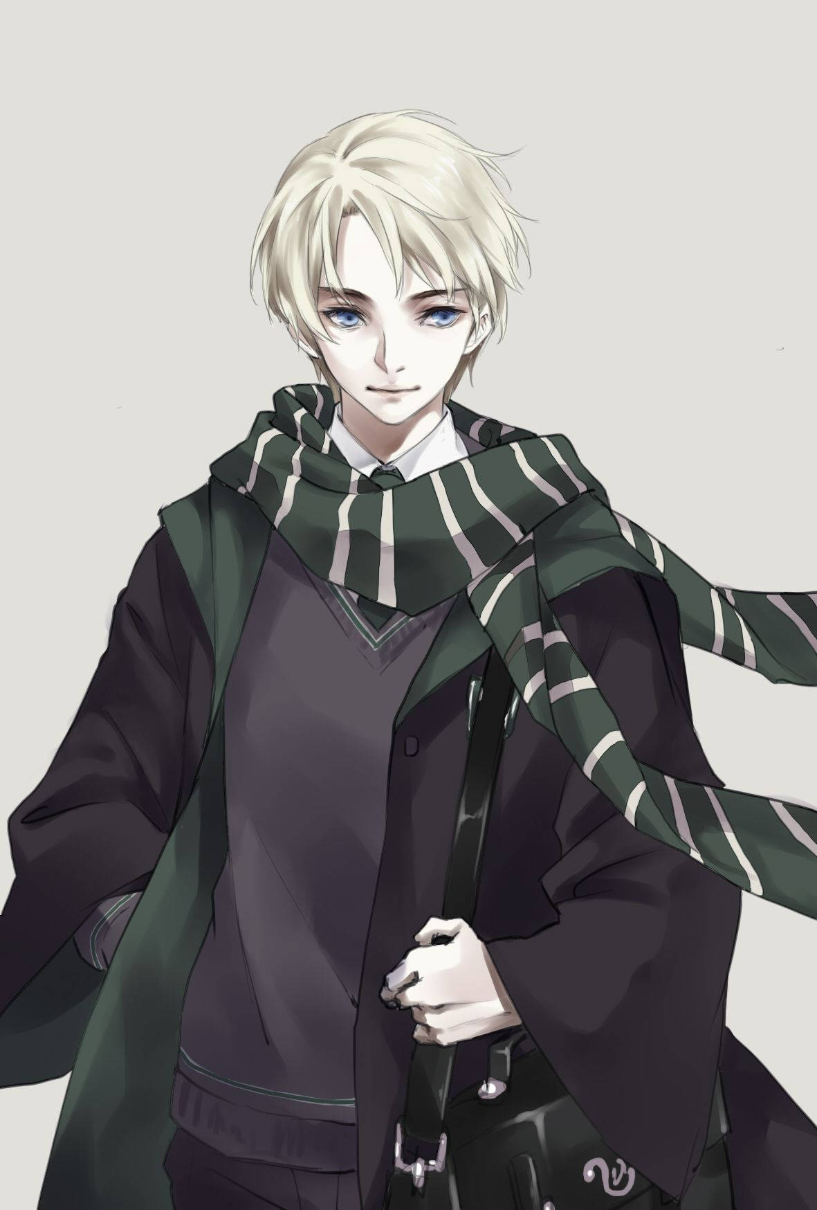 Draco Malfoy Fanart Anime Aesthetic Background