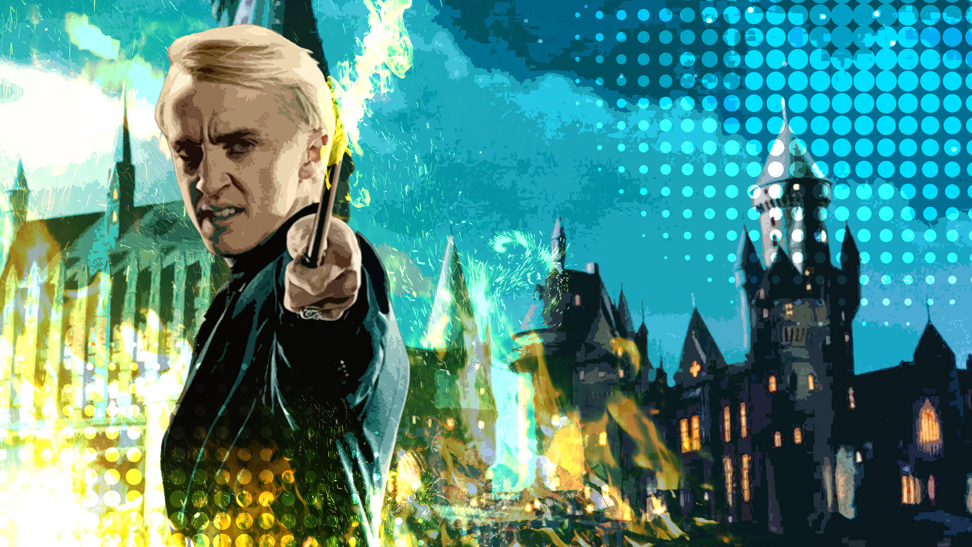 Draco Malfoy Hogwarts Aesthetic Background