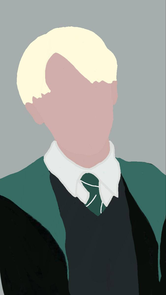 Draco Malfoy Painted Art Background