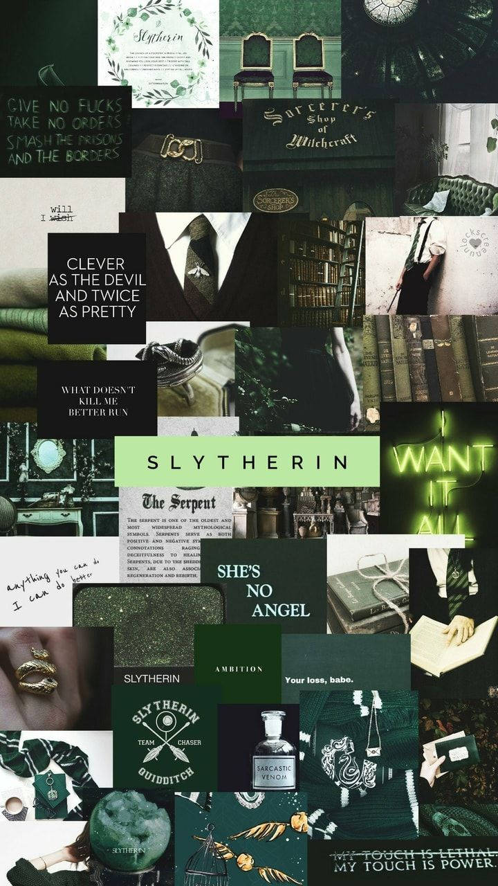 Draco Malfoy Slytherin Aesthetic Background