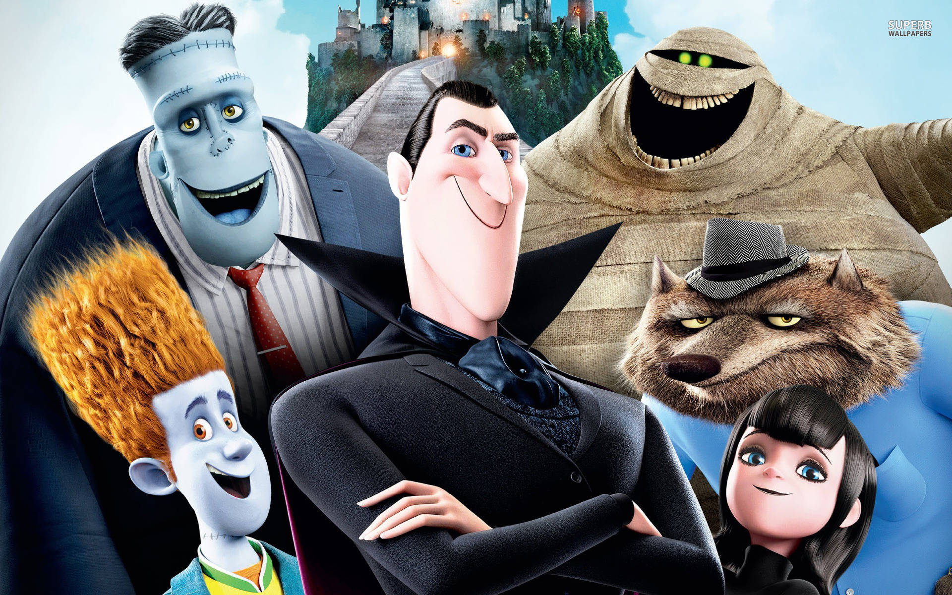 Dracula And Friends Hotel Transylvania 2 Background