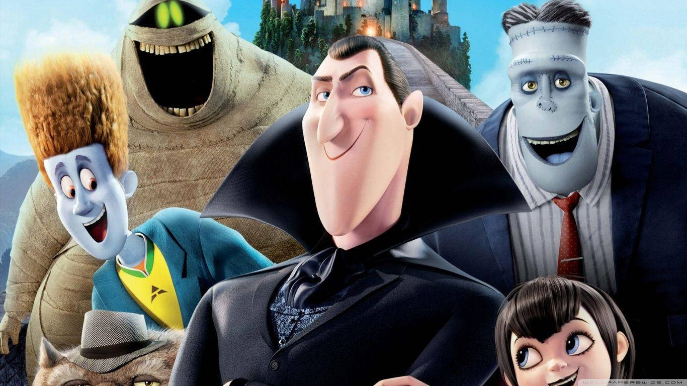 Dracula And Mavis: A Unique Father-daughter Bond In Hotel Transylvania Background