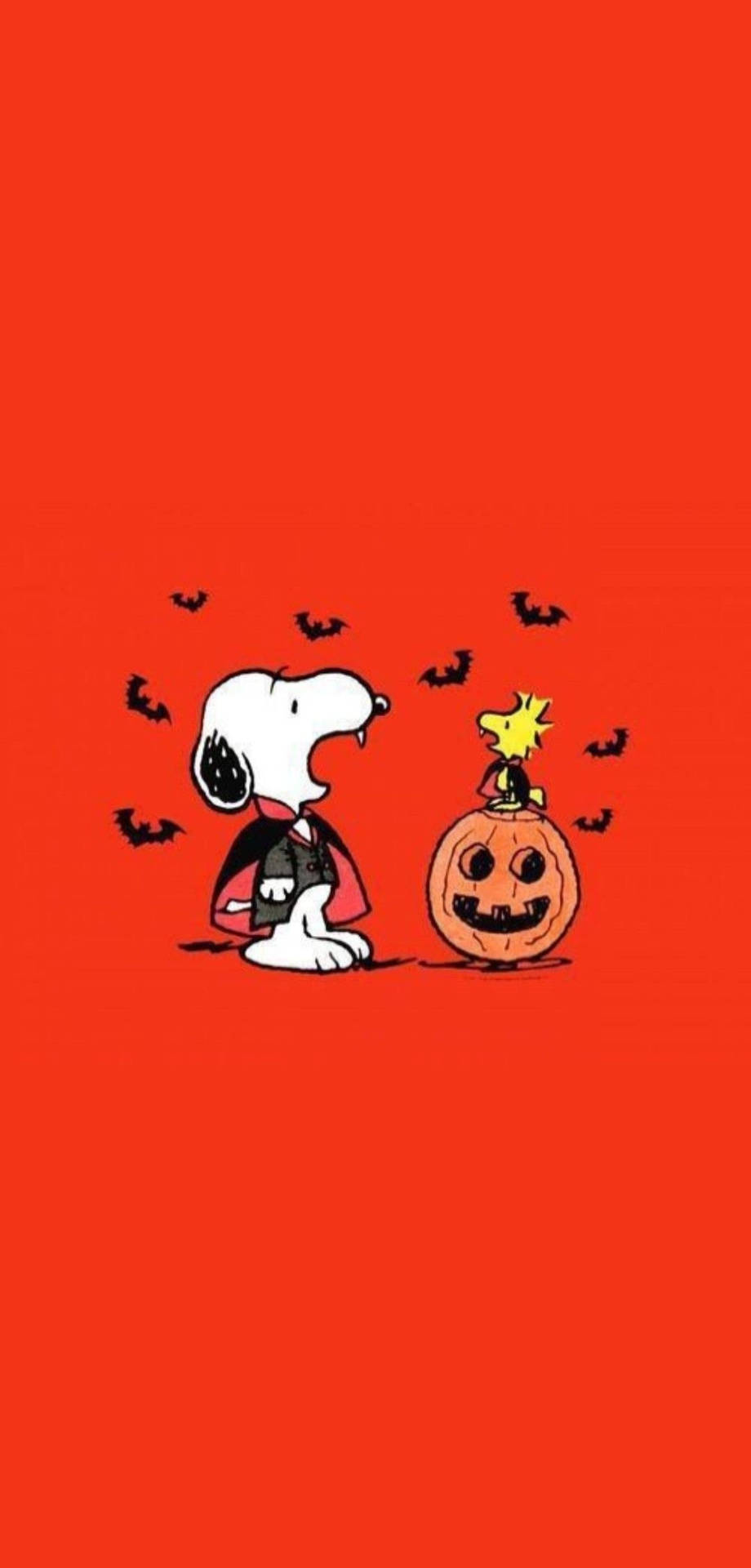 Dracula Snoopy Halloween Background