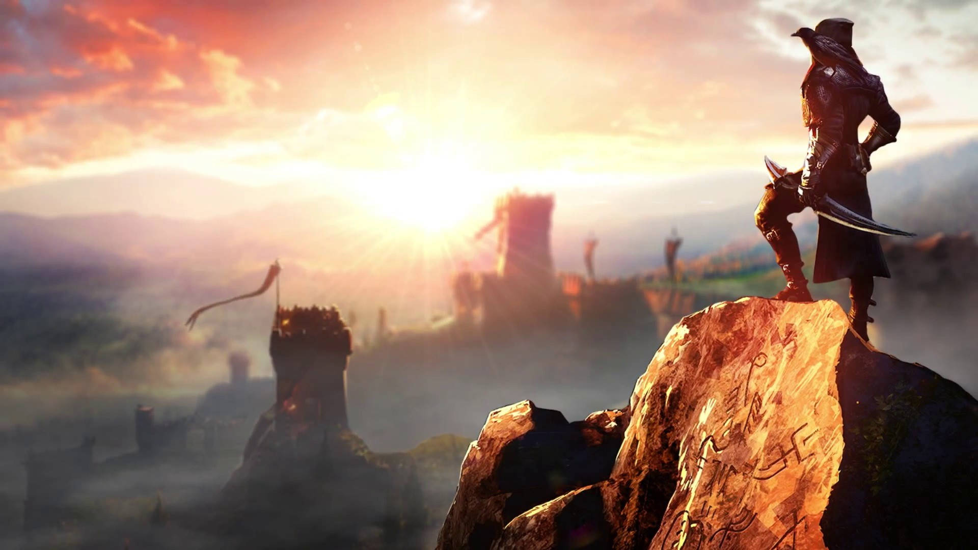 Dragon Age Inquisition Video Game Series Sunrise Background