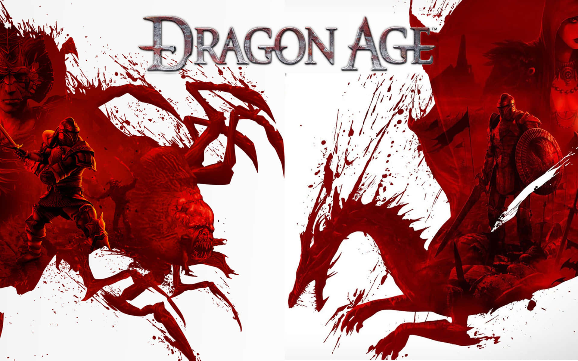 Dragon Age Origins Cover 4k Background