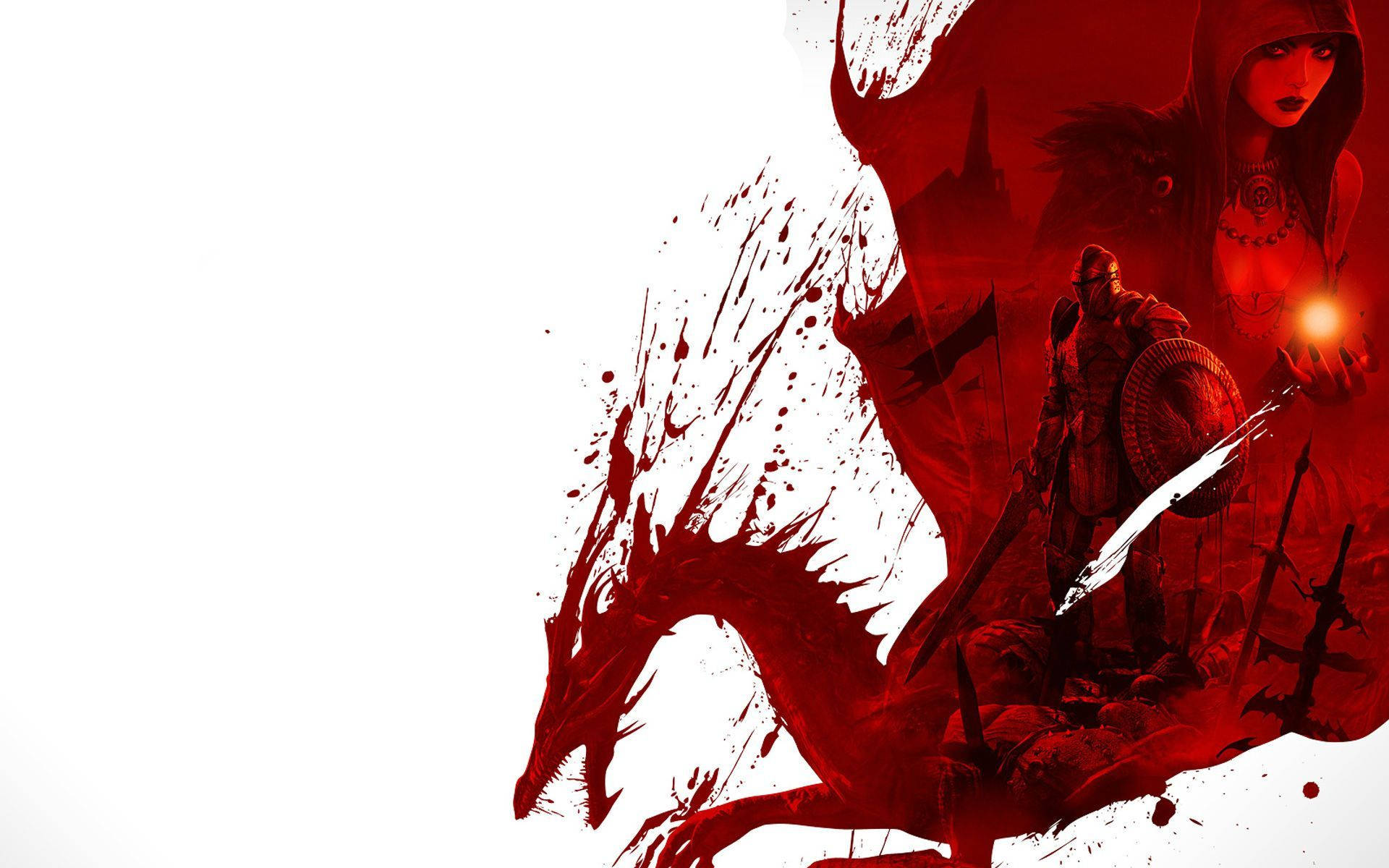 Dragon Age: Origins Epic Battle In 1920x1080 Resolution Background