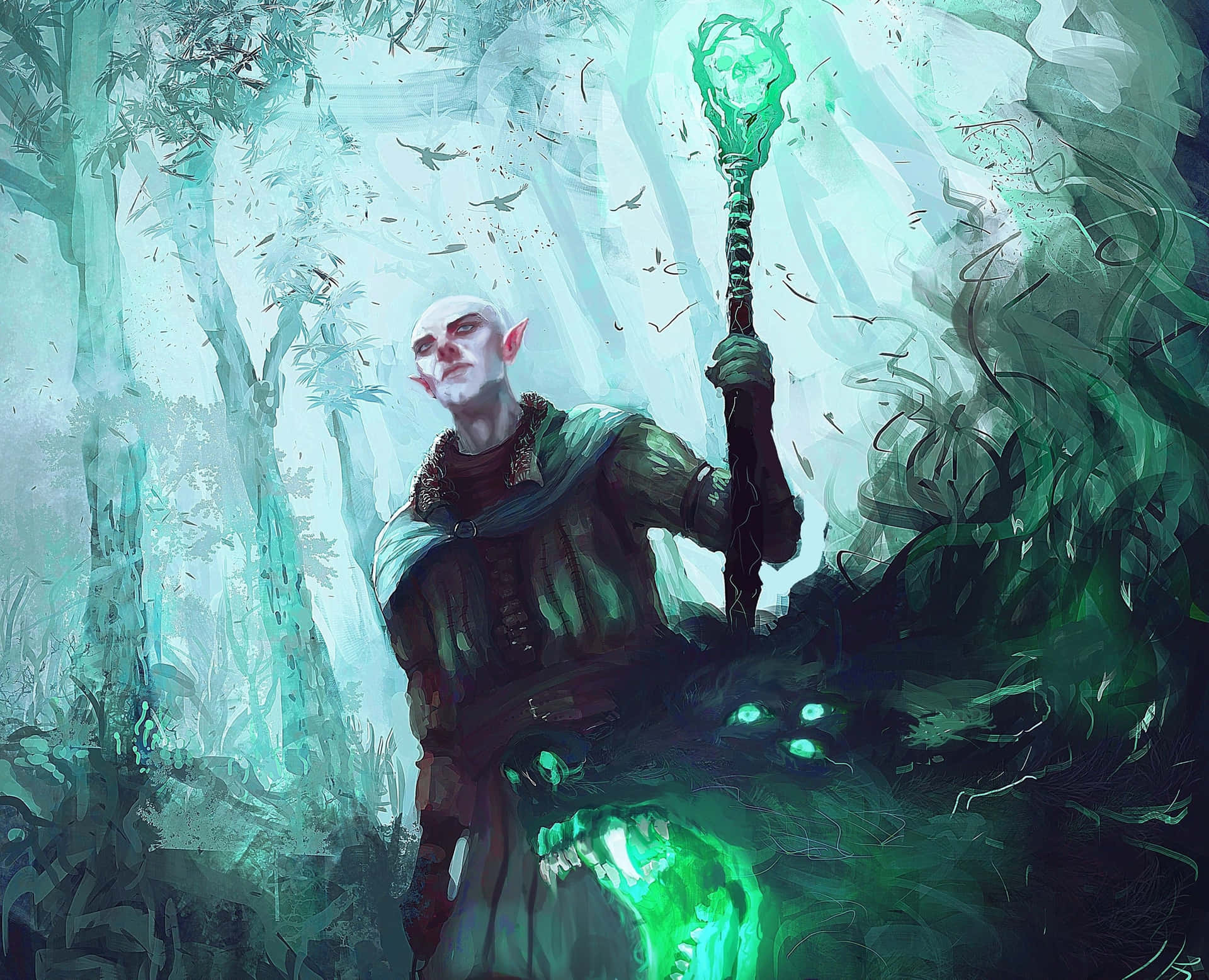 Dragon Age Series 4k Solas Background