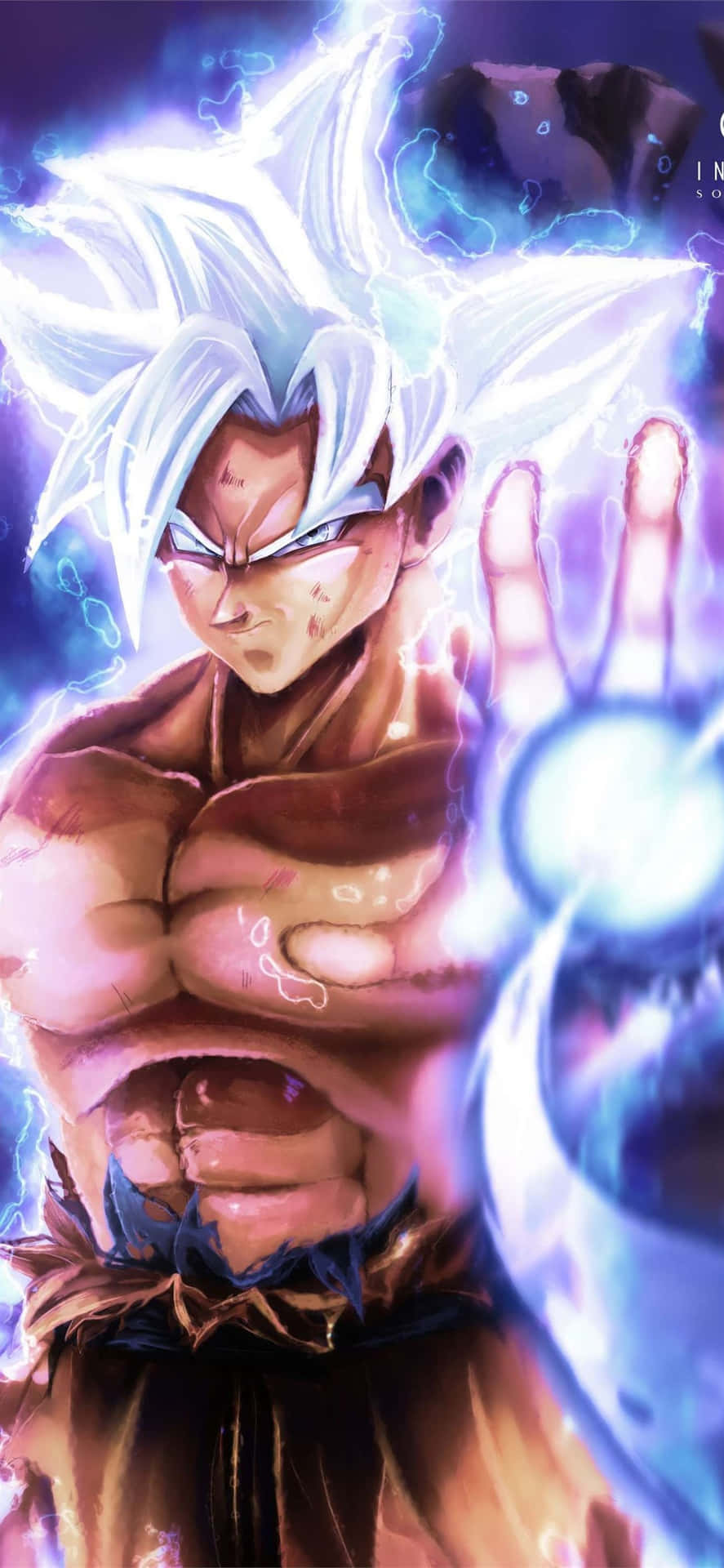 Dragon Ball Goku Ultra Instinct Kameha Background