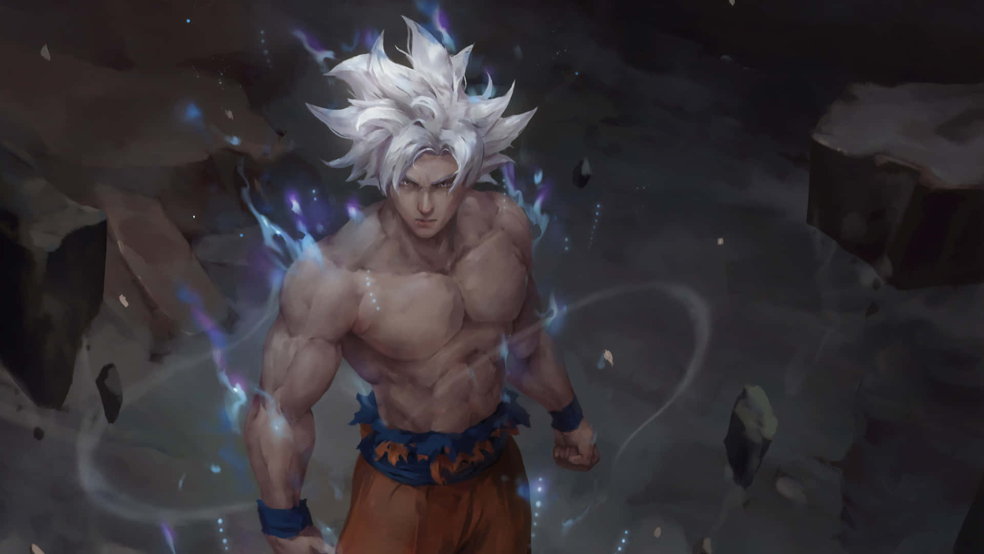 Dragon Ball's Goku Unleashes His Ultra Instinct Background