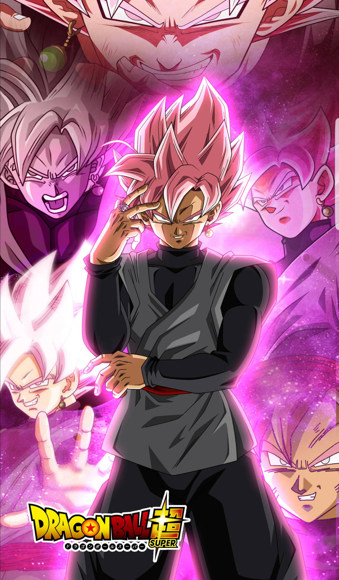 Dragon Ball Super Black Goku Rose 4k Background