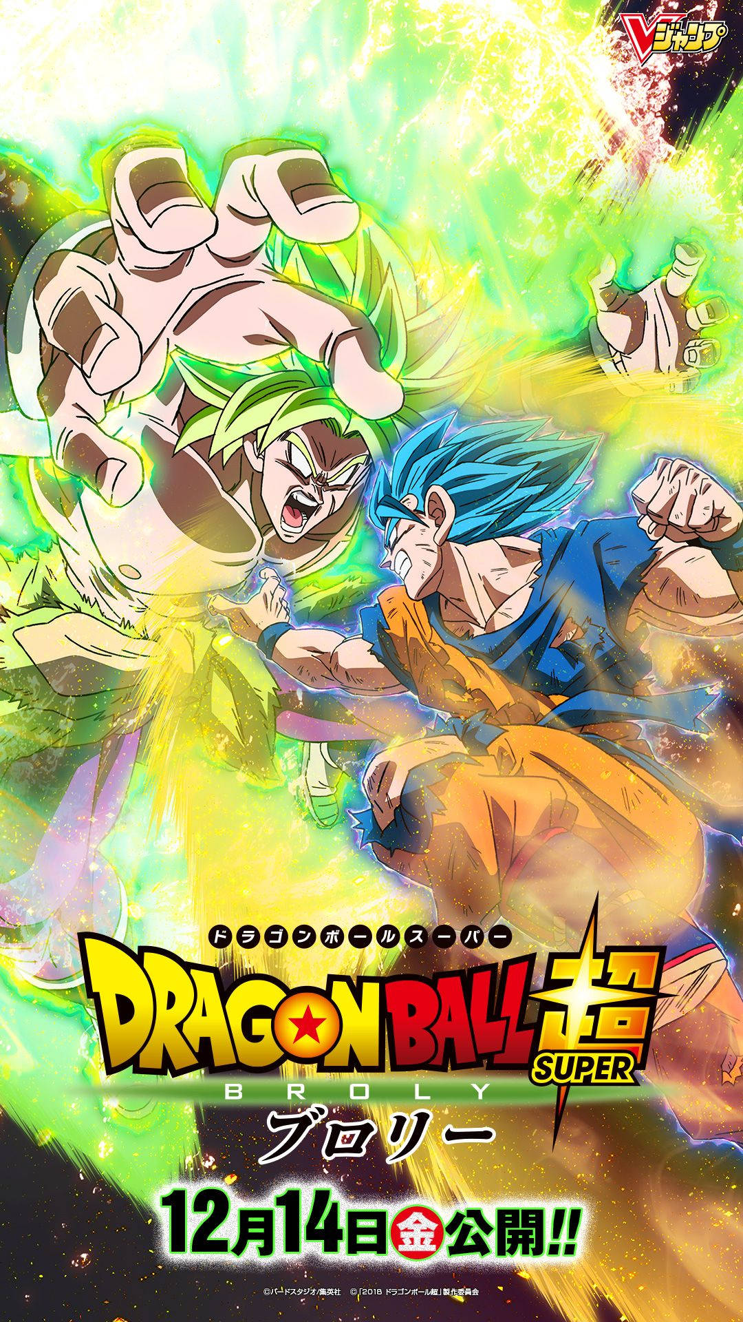 Dragon Ball Super Broly Goku And Broly Background
