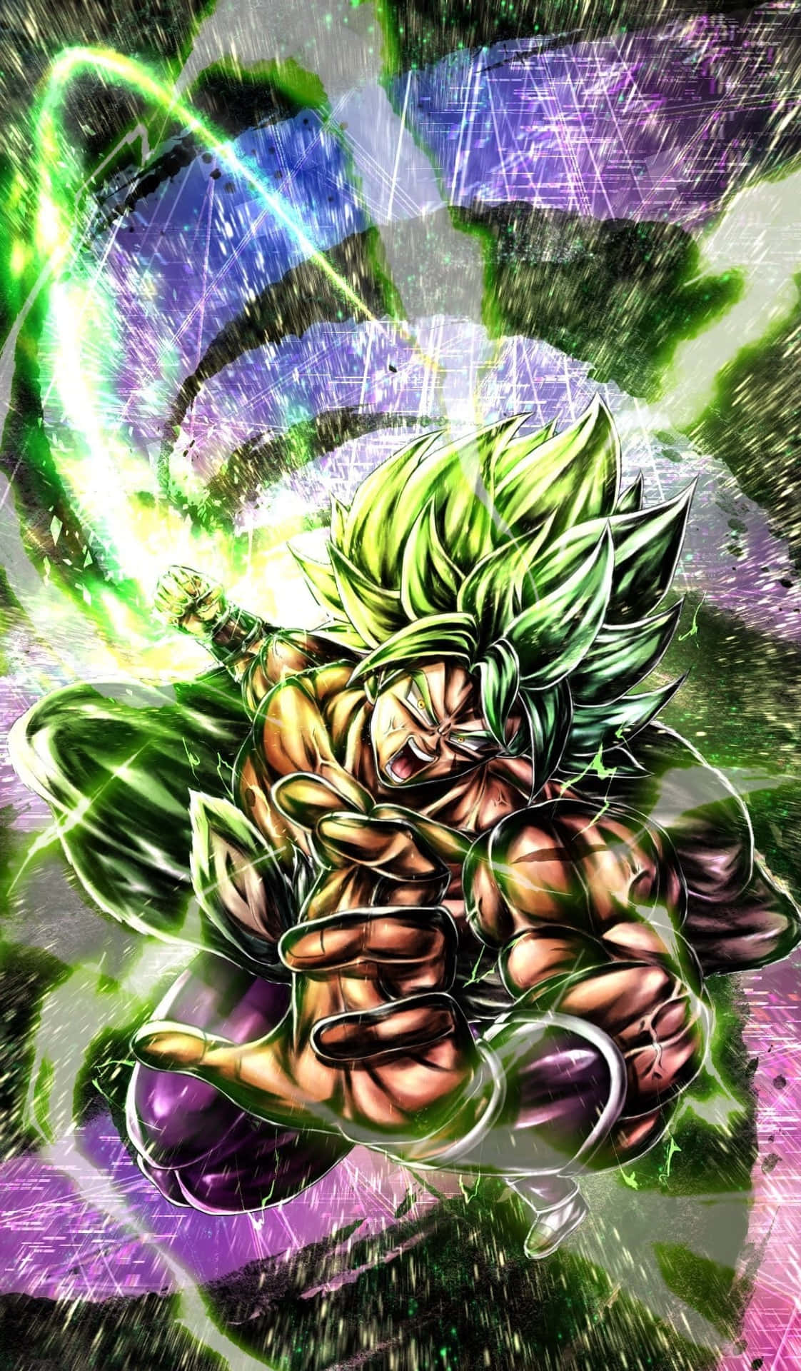 Dragon Ball Super Broly Iphone In Space Theme Background