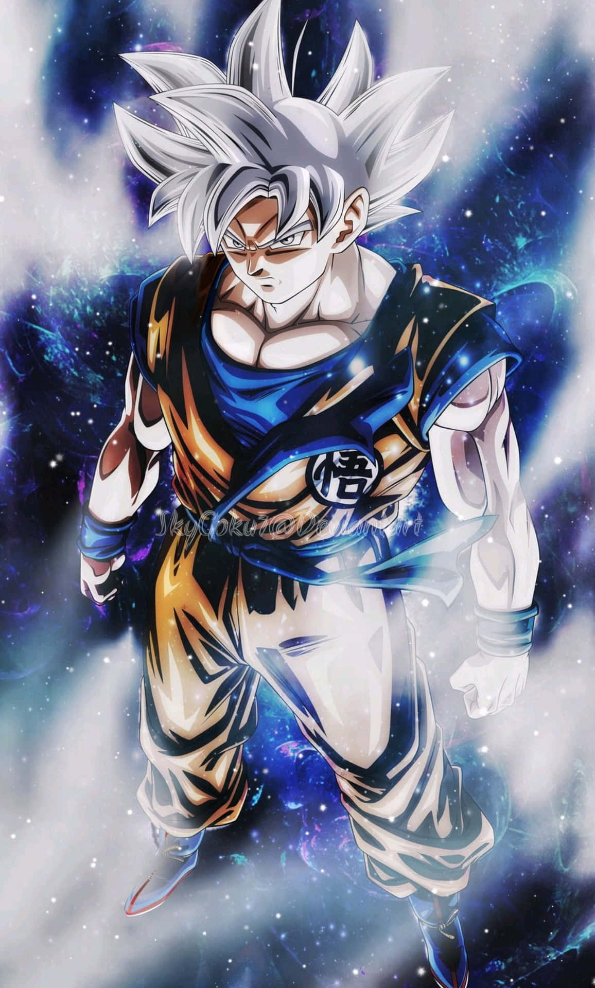 Dragon Ball Z Goku Channeling Ultra Instinct