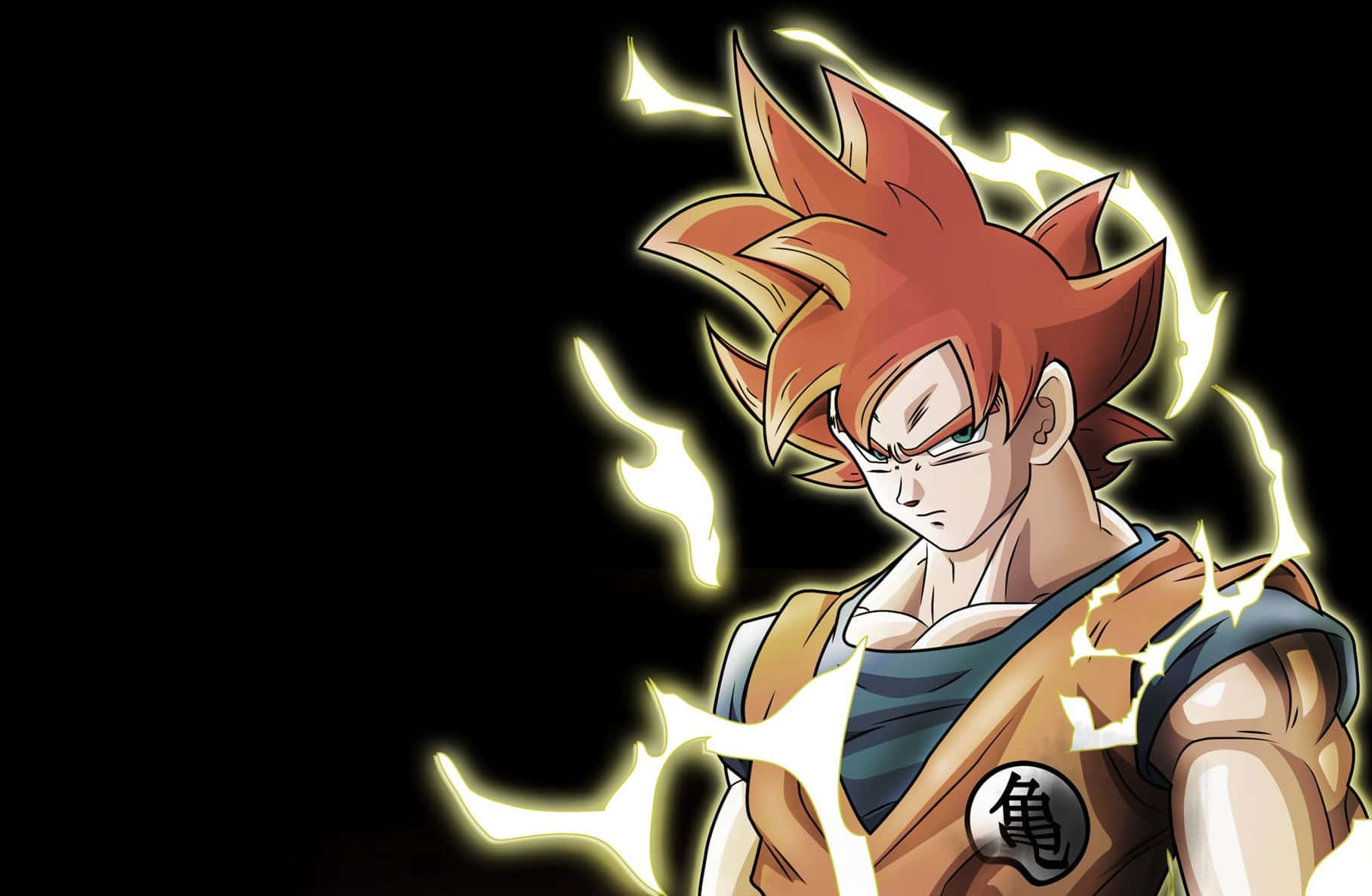 Dragon Ball Z Goku Electric Yellow Aura