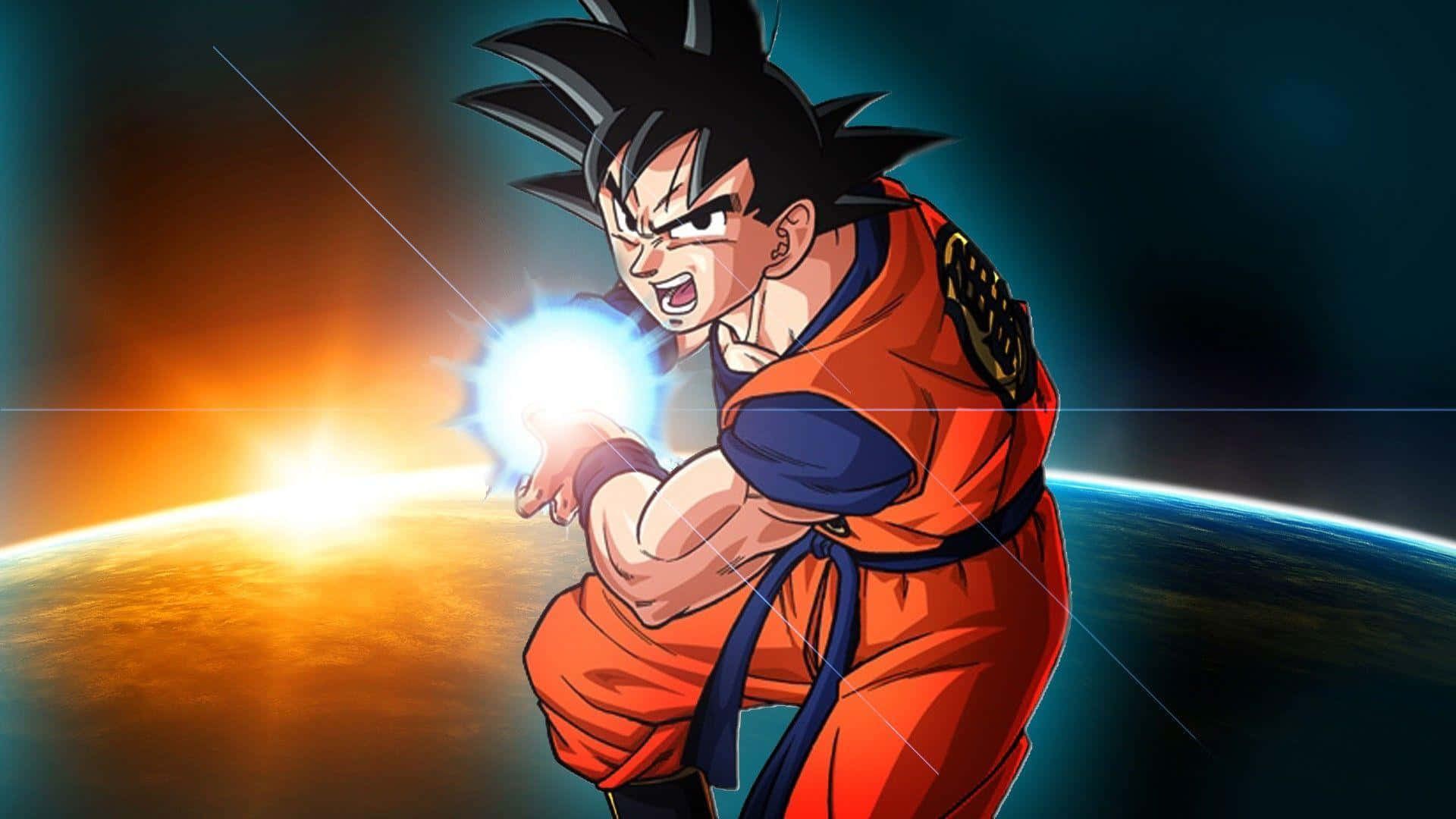 Dragon Ball Z Goku Prepares Kamehameha