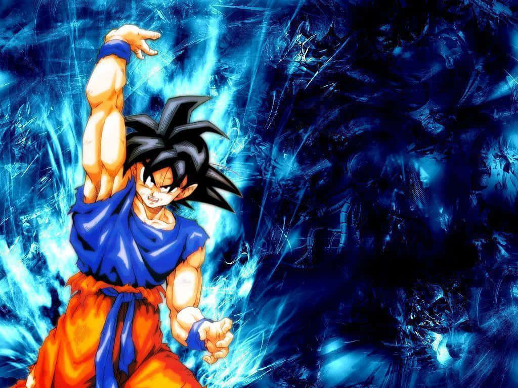 Dragon Ball Z Goku Raising His Arm Background