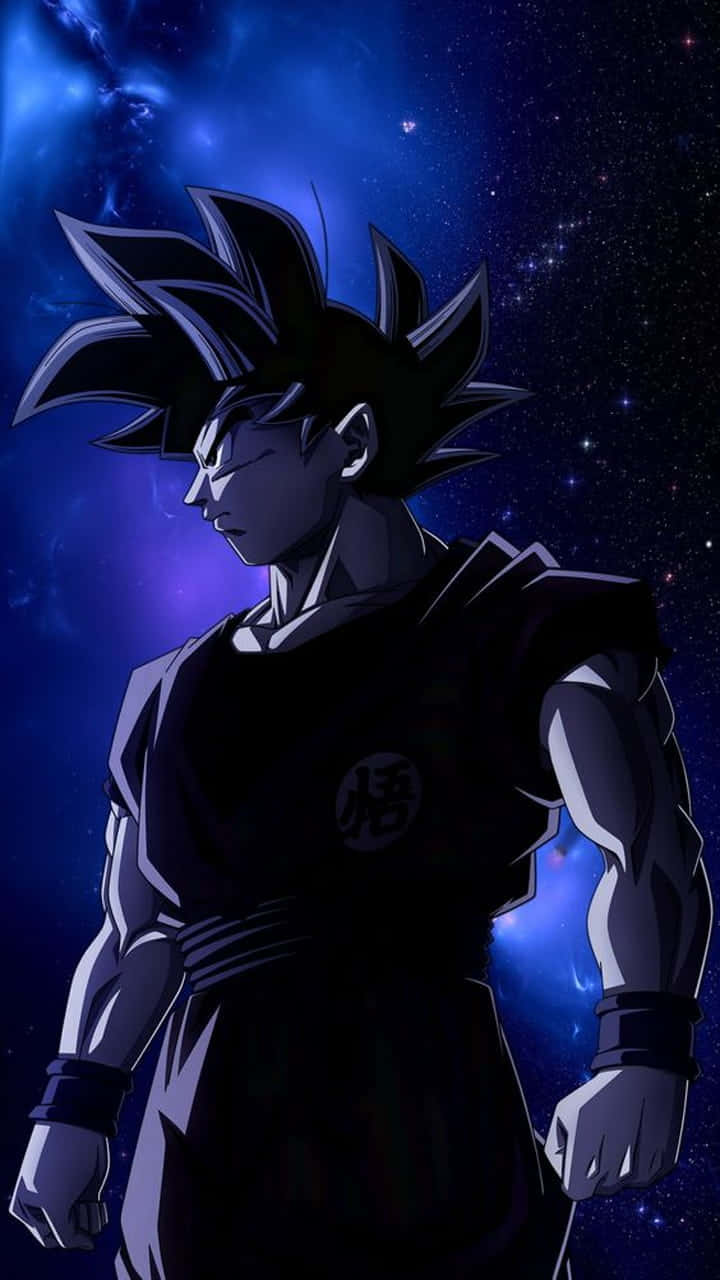 Dragon Ball Z Goku Side View Profile Background