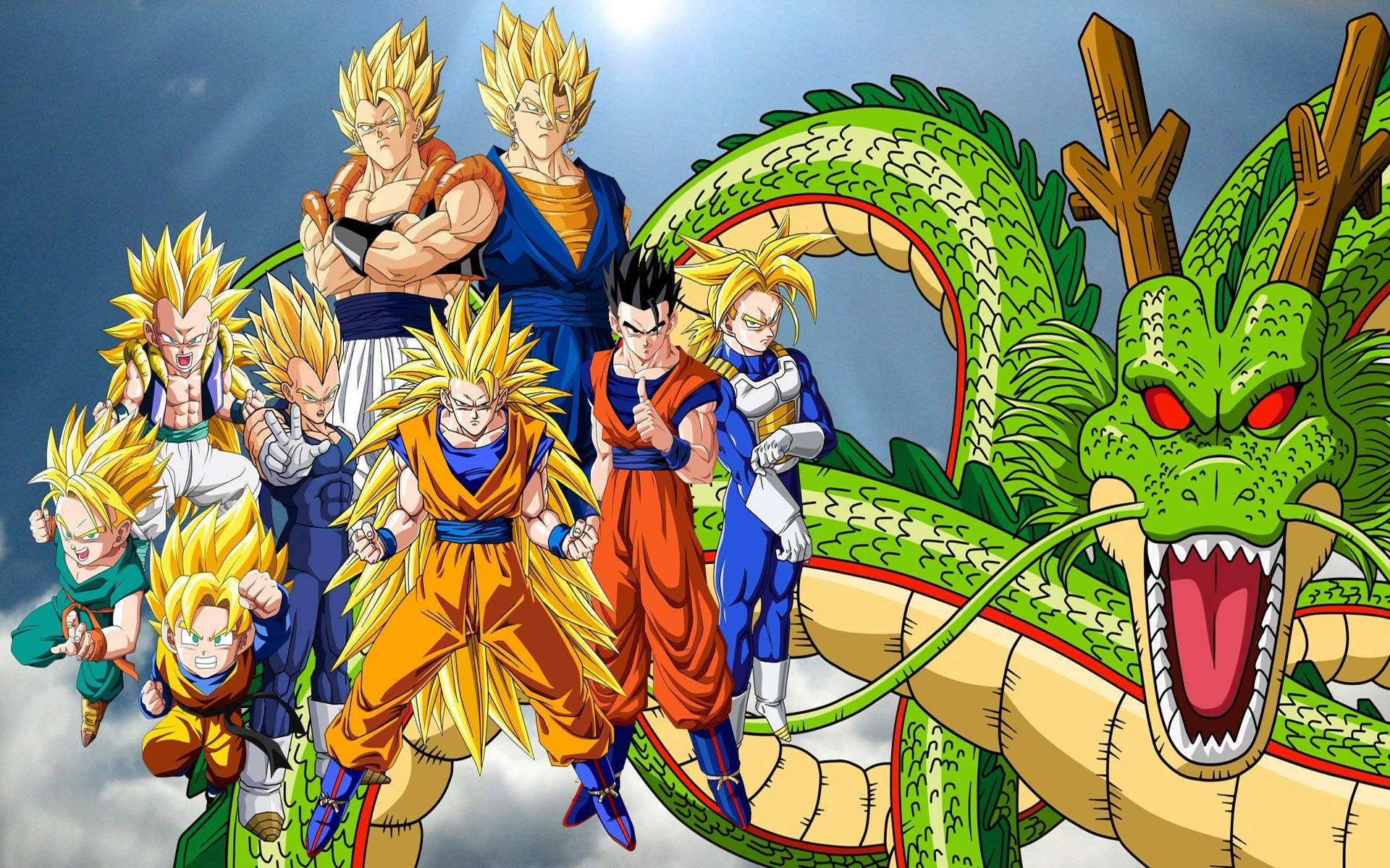 Dragon Ball Z Kai Goten Background