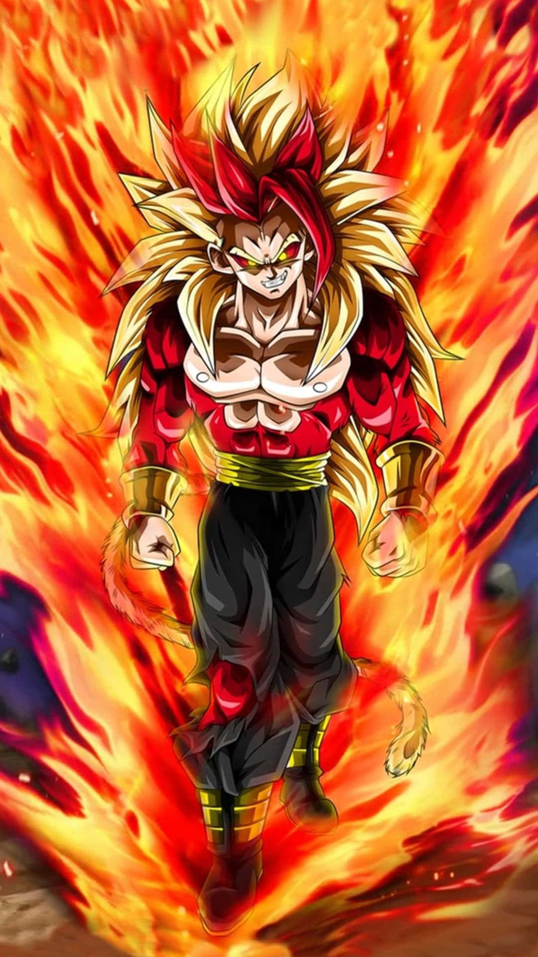 Dragon Ball Z Super Saiyan Flaming Goku