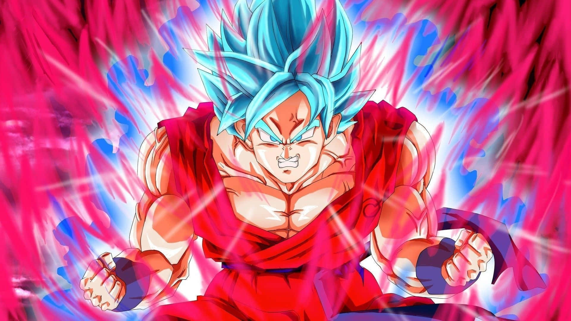 Dragon Ball Z Super Saiyan Furious Goku Background