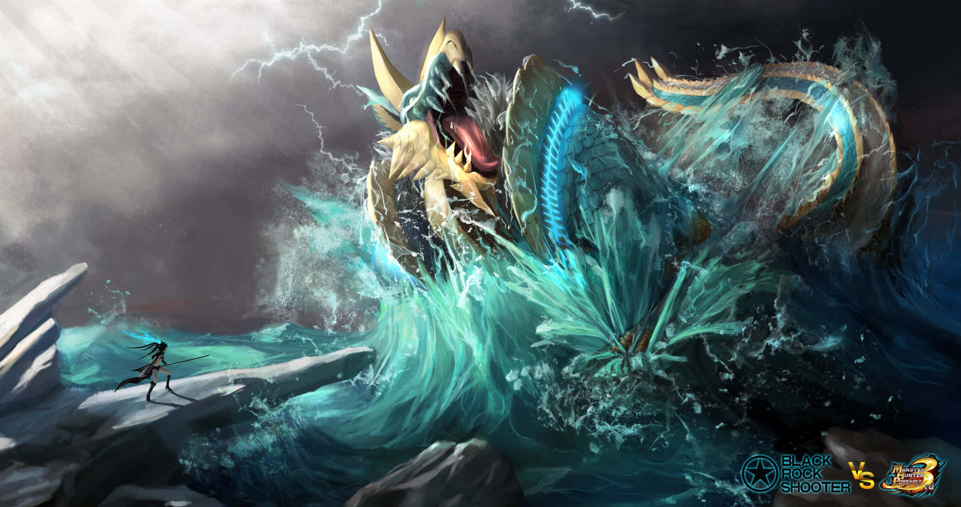 Dragon Hunter Against Sea Dragon