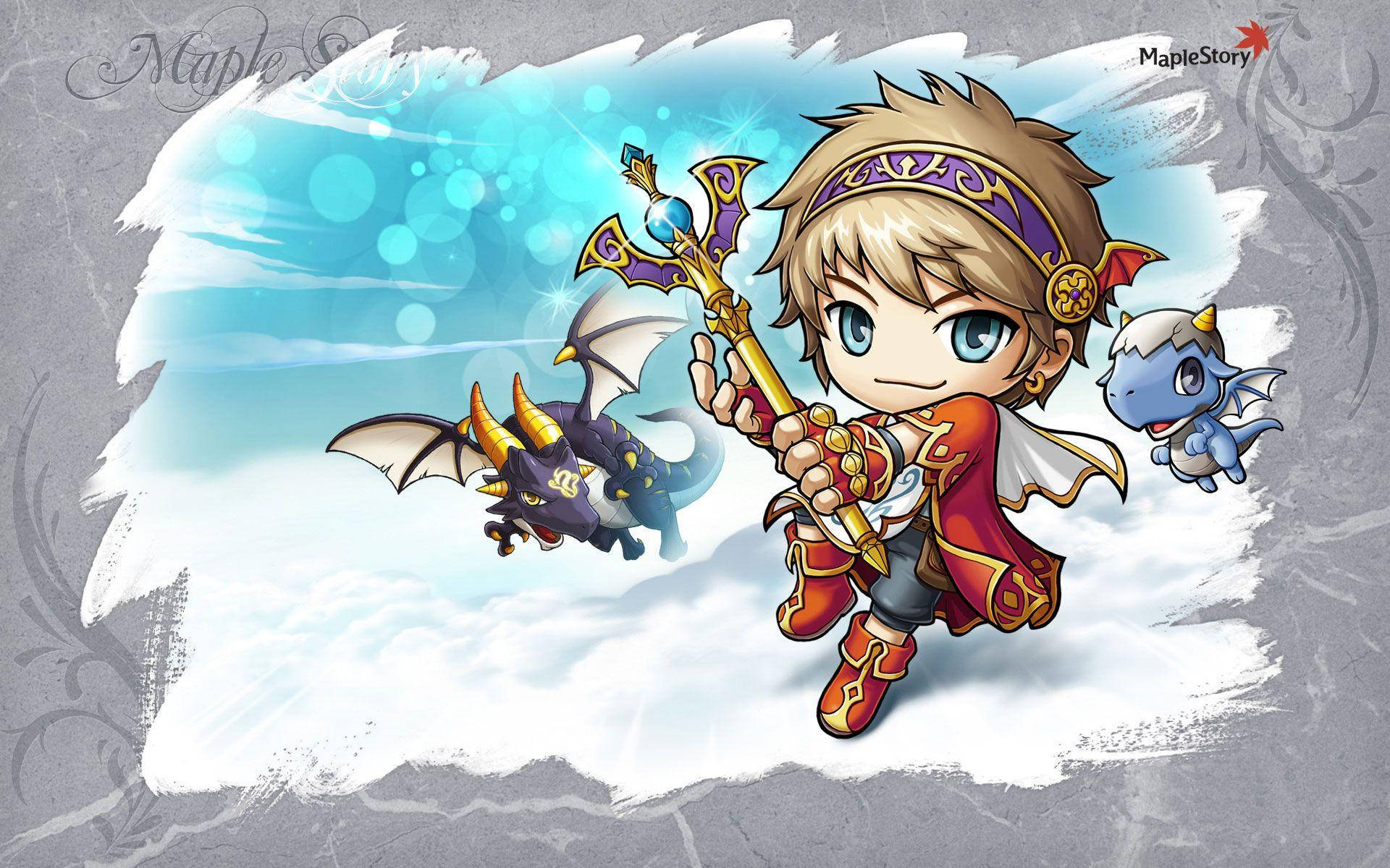 Dragon In Maplestory Background