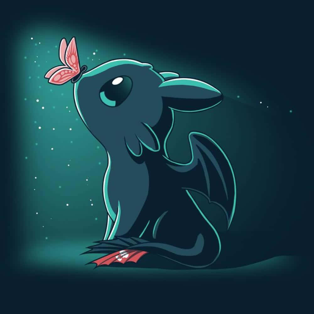 Dragon Kawaii Cute 1000 X 1000 Background