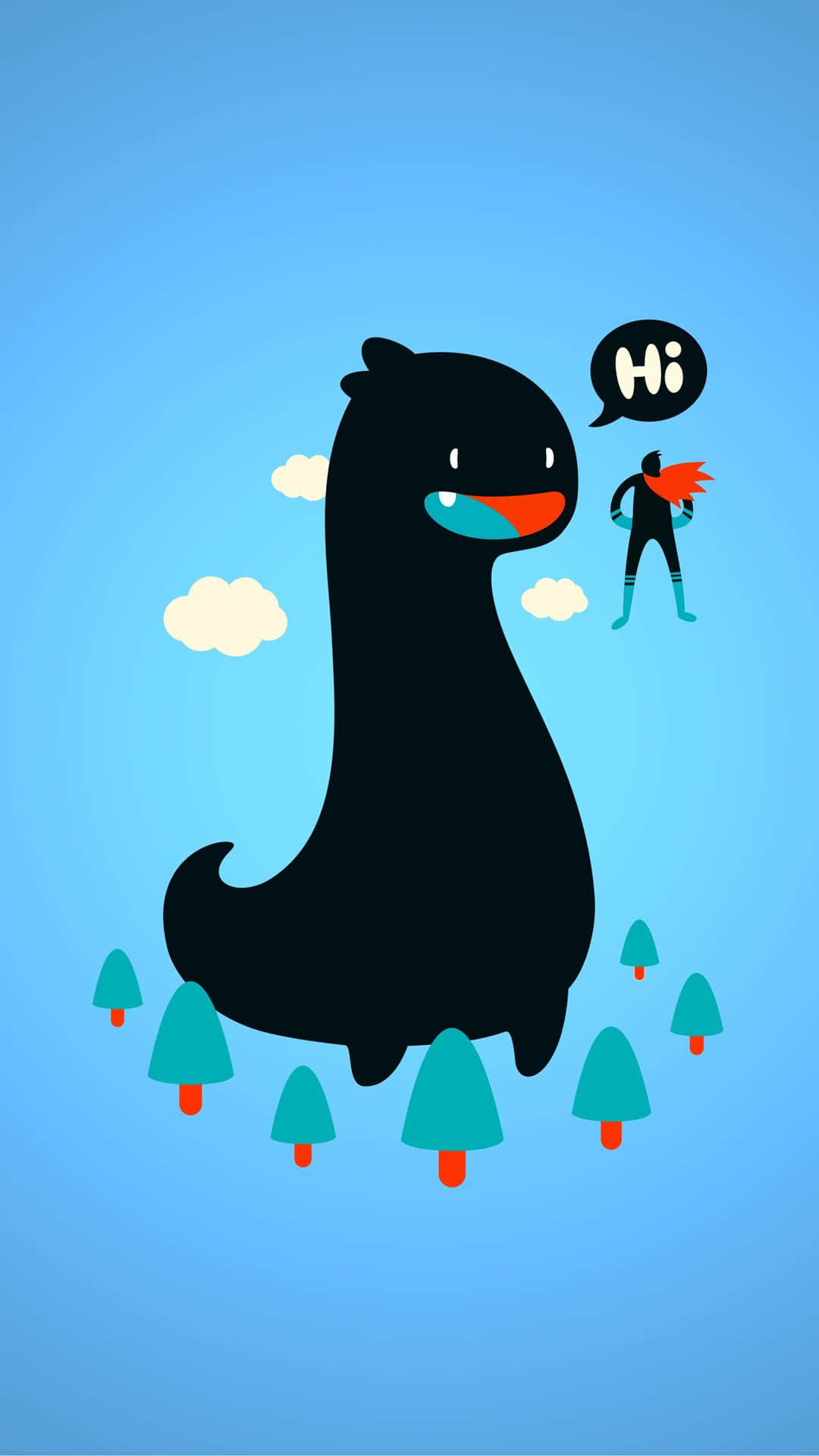 Dragon Kawaii Cute 1080 X 1920 Background