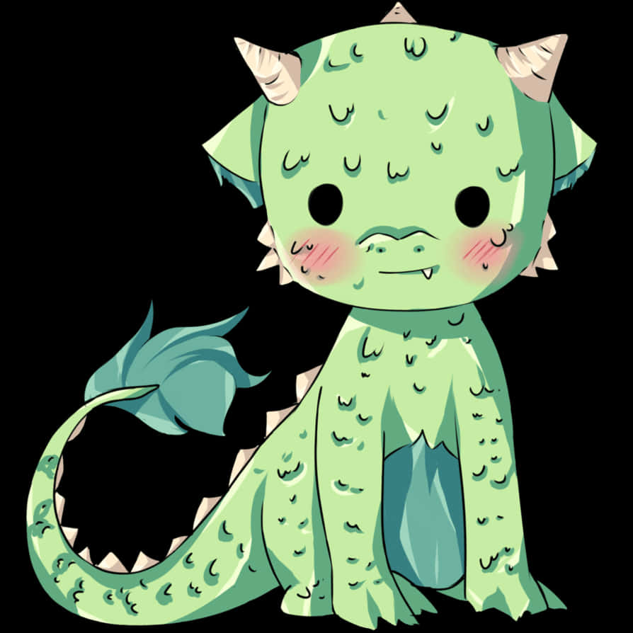 Dragon Kawaii Cute 894 X 894 Background