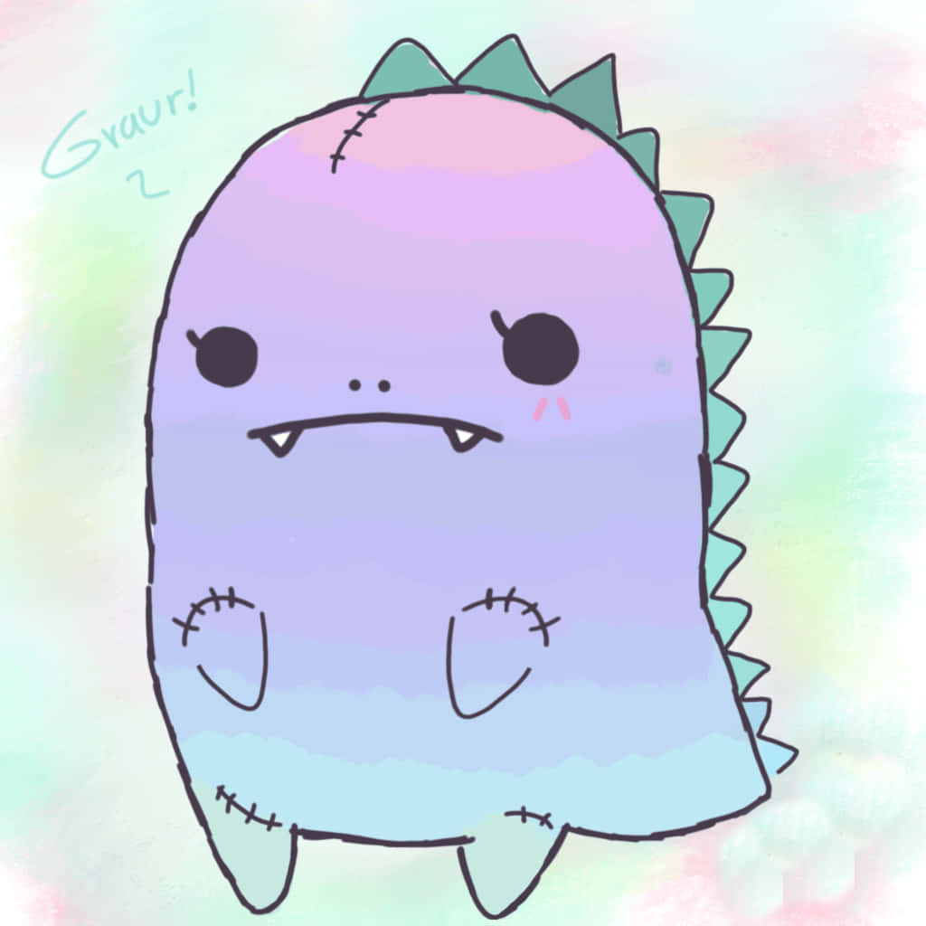 Dragon Kawaii Cute Background