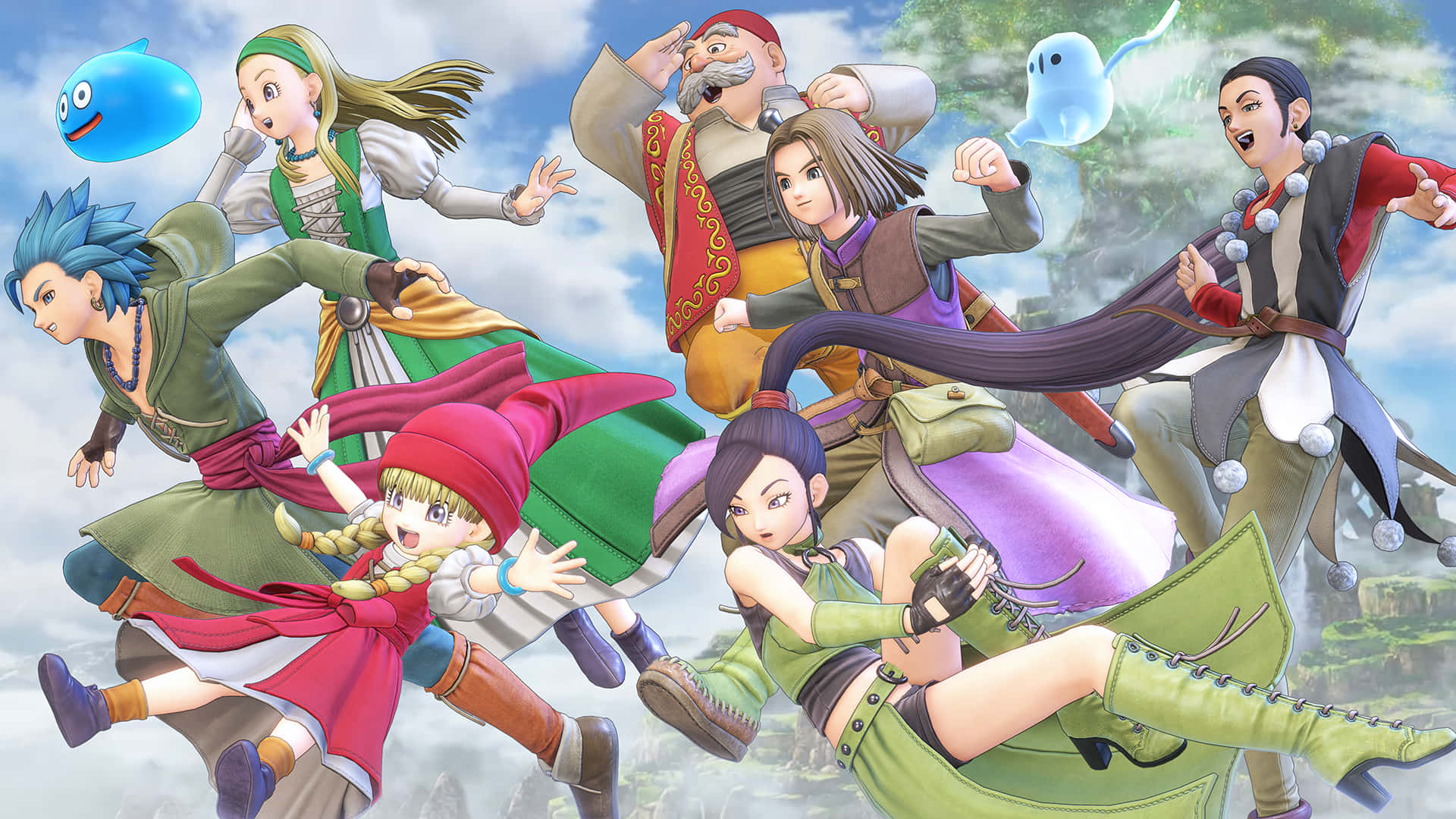 Dragon Quest Echoes Of An Elusive Age Poster Background