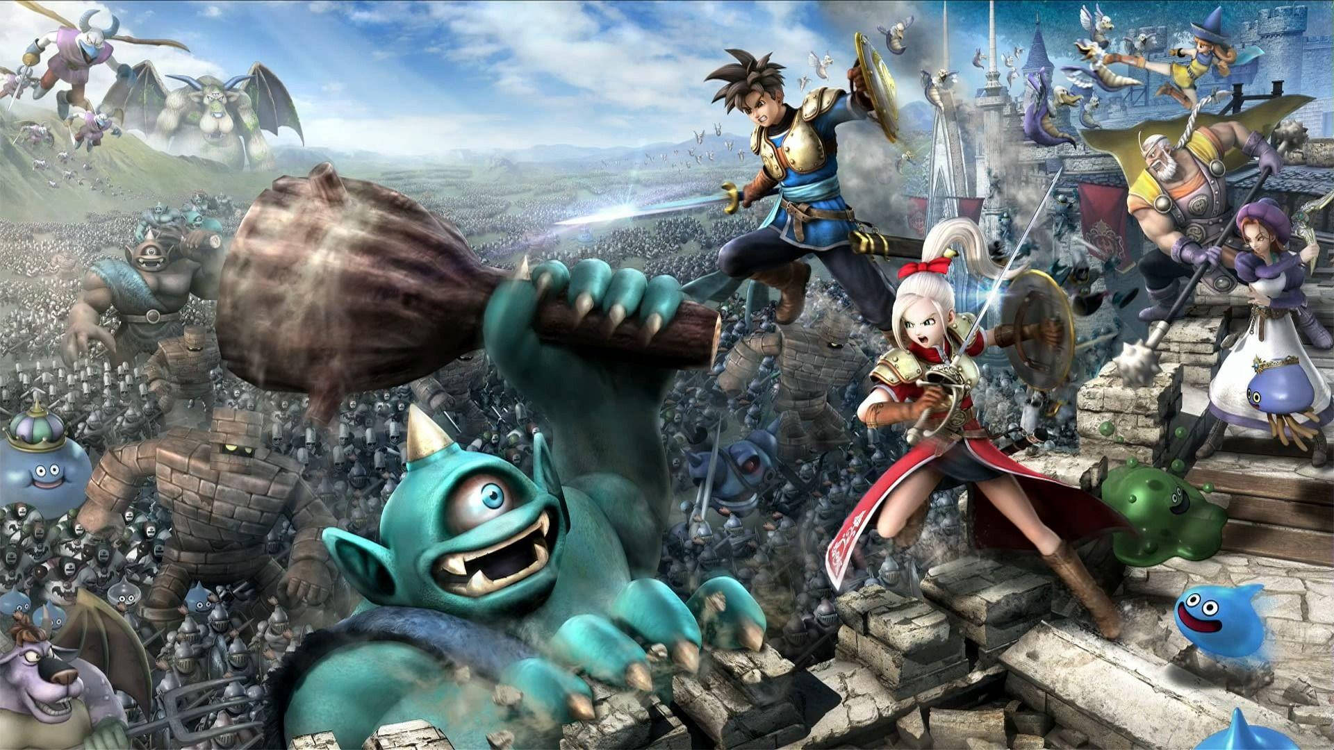 Dragon Quest Heroes Cyclops Attack Background