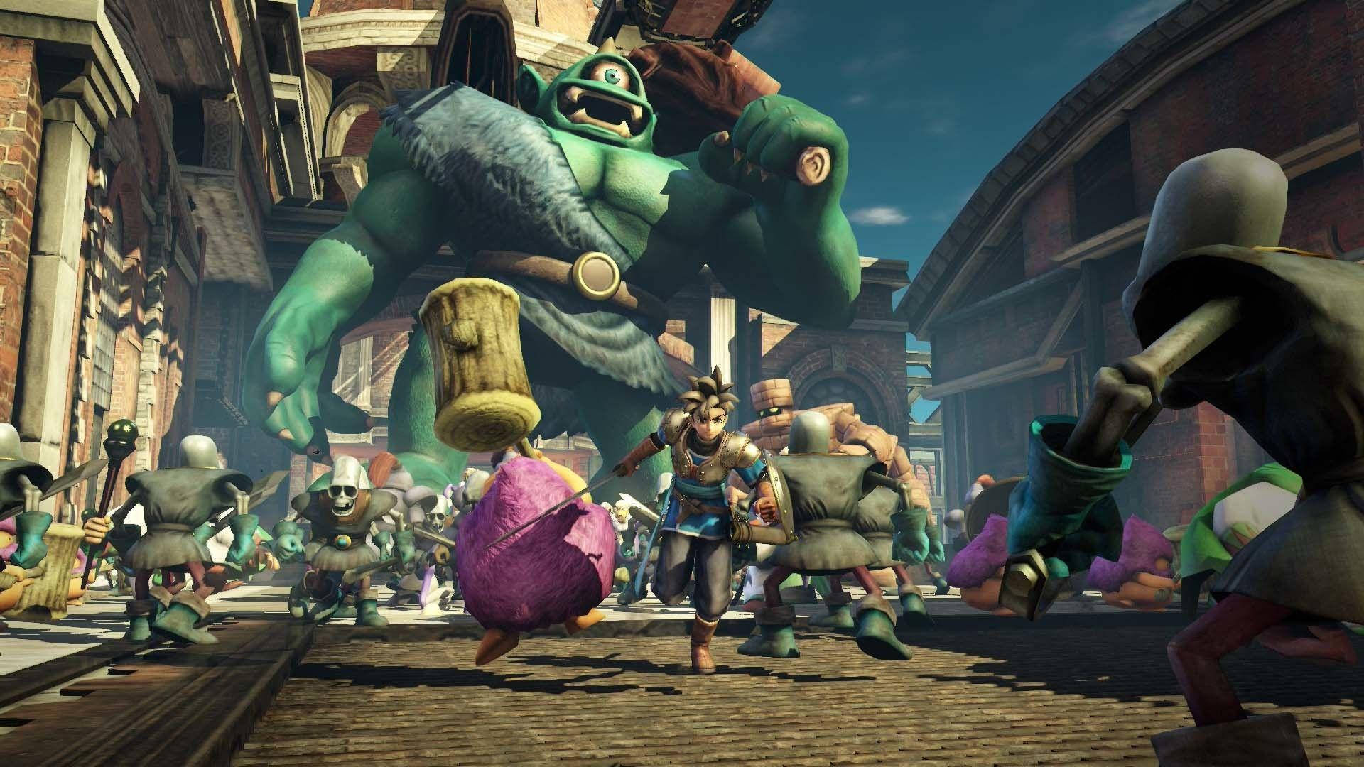 Dragon Quest Heroes Luceus Outrunning Monsters