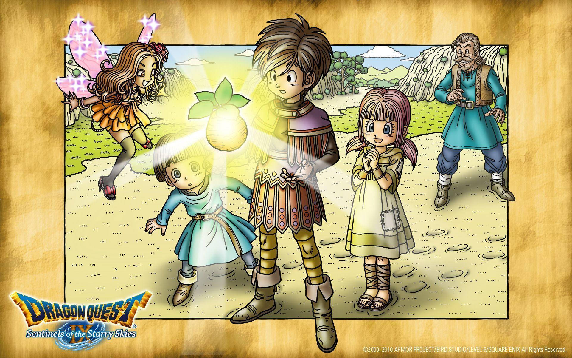 Dragon Quest Ix: Sentinels Of The Starry Skies Background