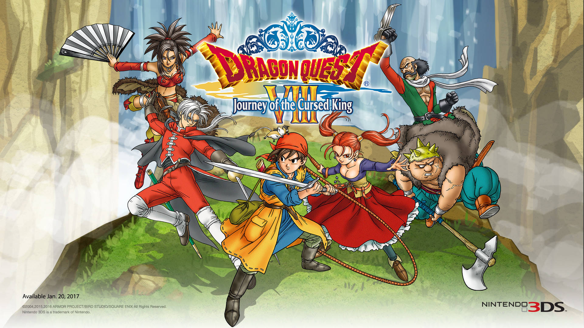 Dragon Quest Viii Ensemble Background