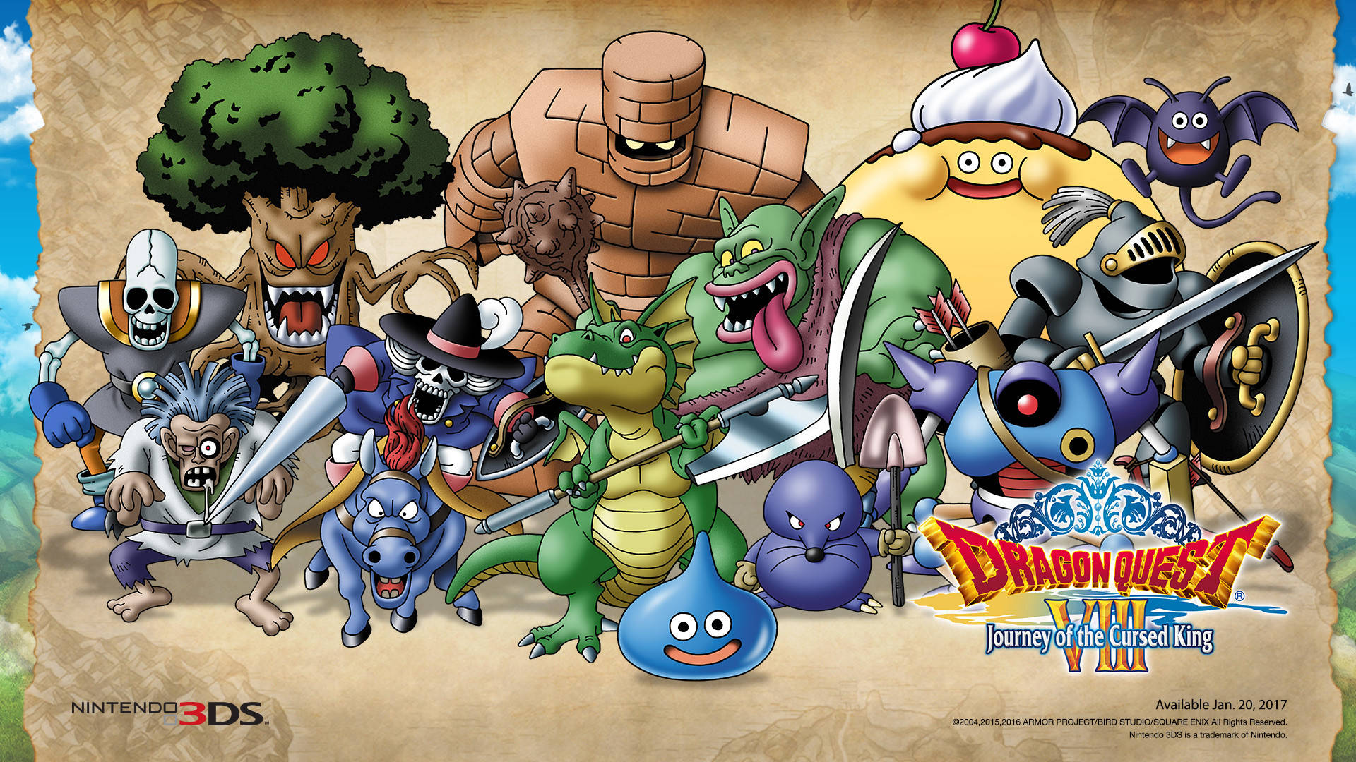 Dragon Quest Viii Monsters And Enemies